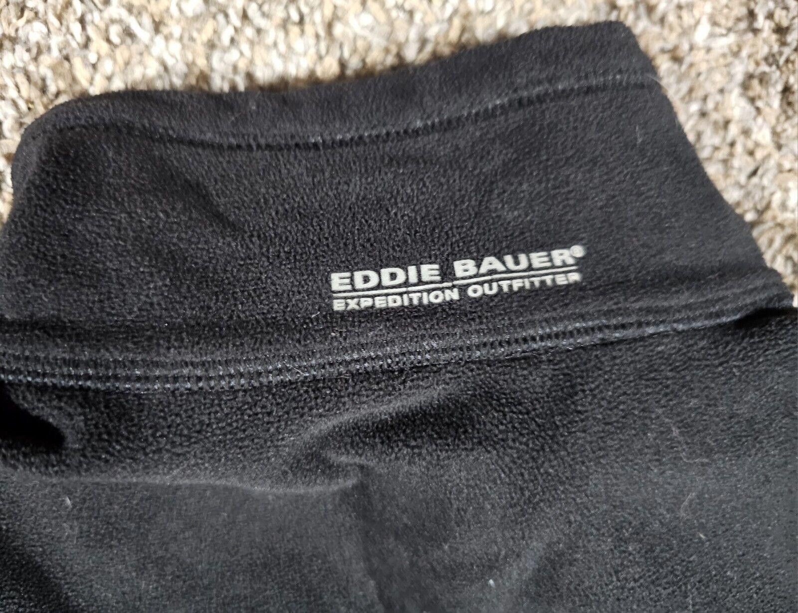 Eddie Bauer Eddie Bauer First Ascent Fleece Pullover Med 1/2 Zip Black Size US 32 / EU 48 - 8 Thumbnail