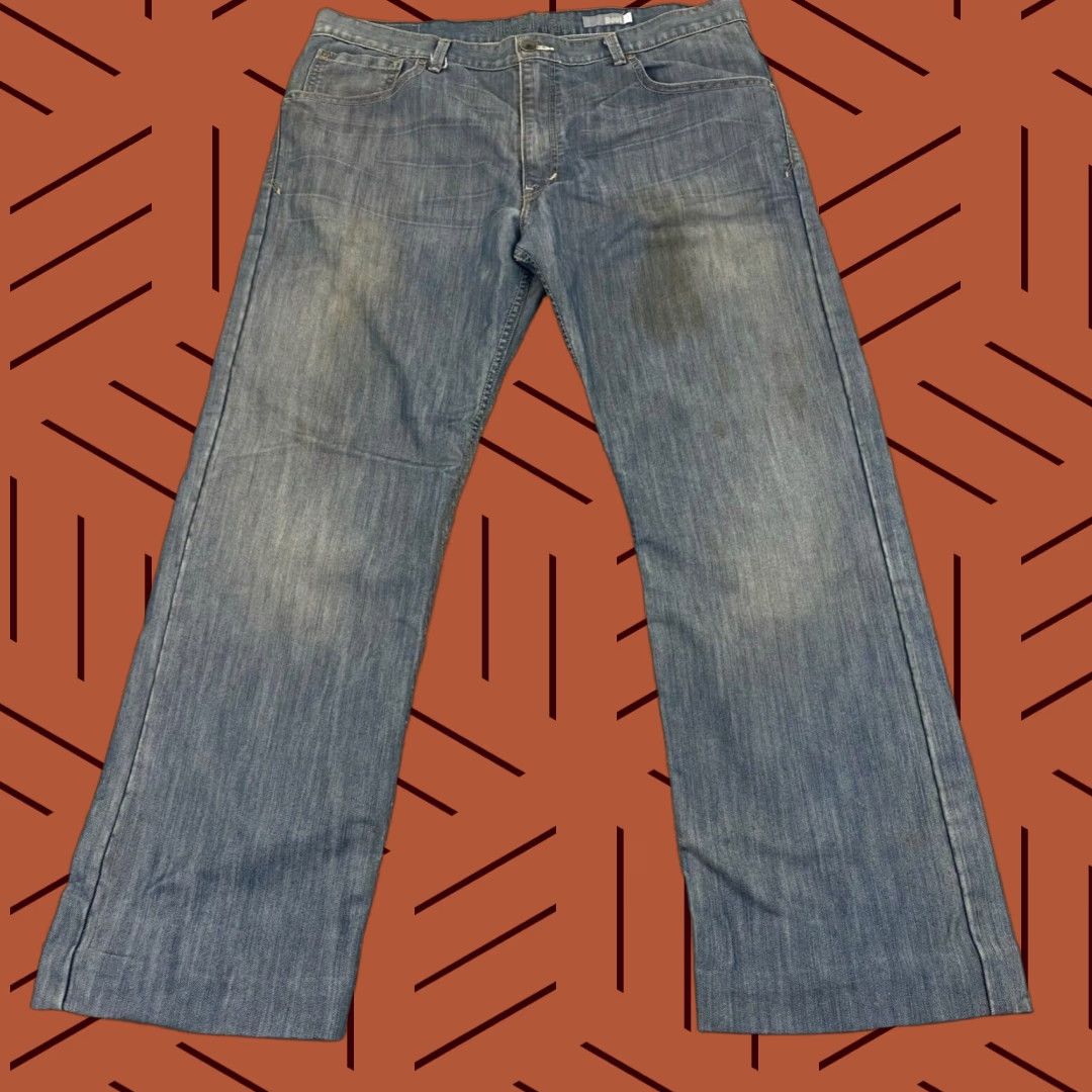 Levi's VINTAGE Levi's SilverTab Jeans Mens 38x31 Bootcut Baggy Loose Denim Cotton 5-Pocket Distressed Y2K Mens Size US 38 / EU 54 - 1 Thumbnail