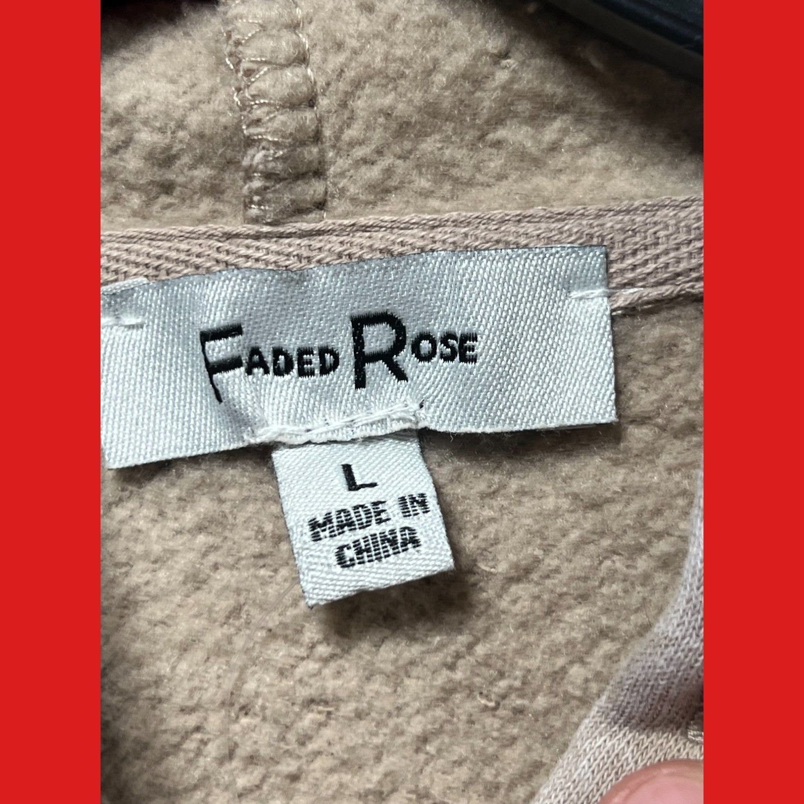 Other Fared Rouse - Women's Long Sleeve Hooded Sweatshirt - Brown Size L / US 10 / IT 46 - 9 Thumbnail