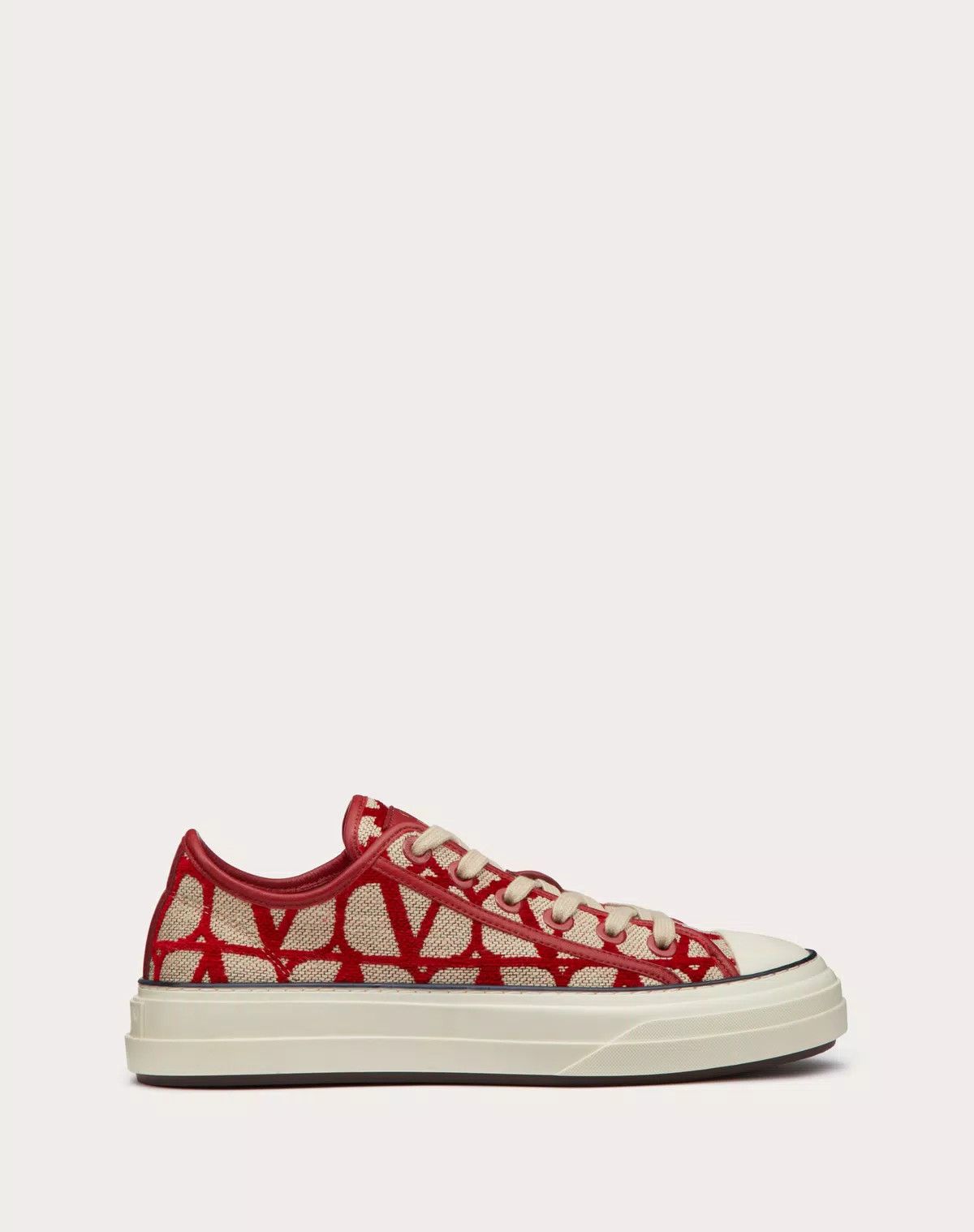Valentino o1s1wg110426 Toile Iconographe Totaloop Low-Top Trainers Size US 6 / IT 36 - 1 Thumbnail