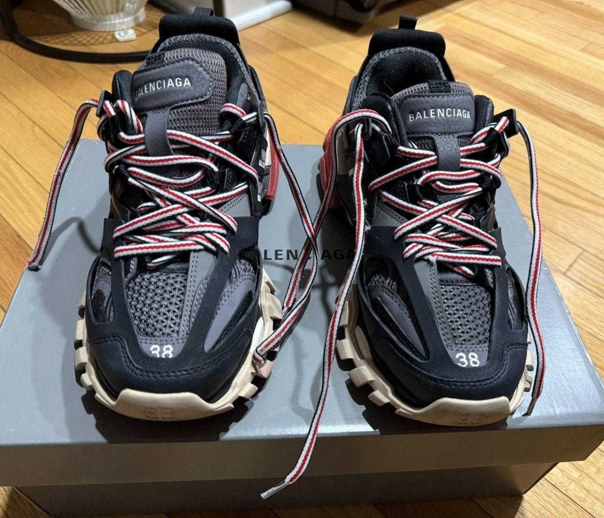 Balenciaga BALENCIAGA WOMEN’S TRACK SNEAKER Size US 8 / IT 38 - 1 Thumbnail