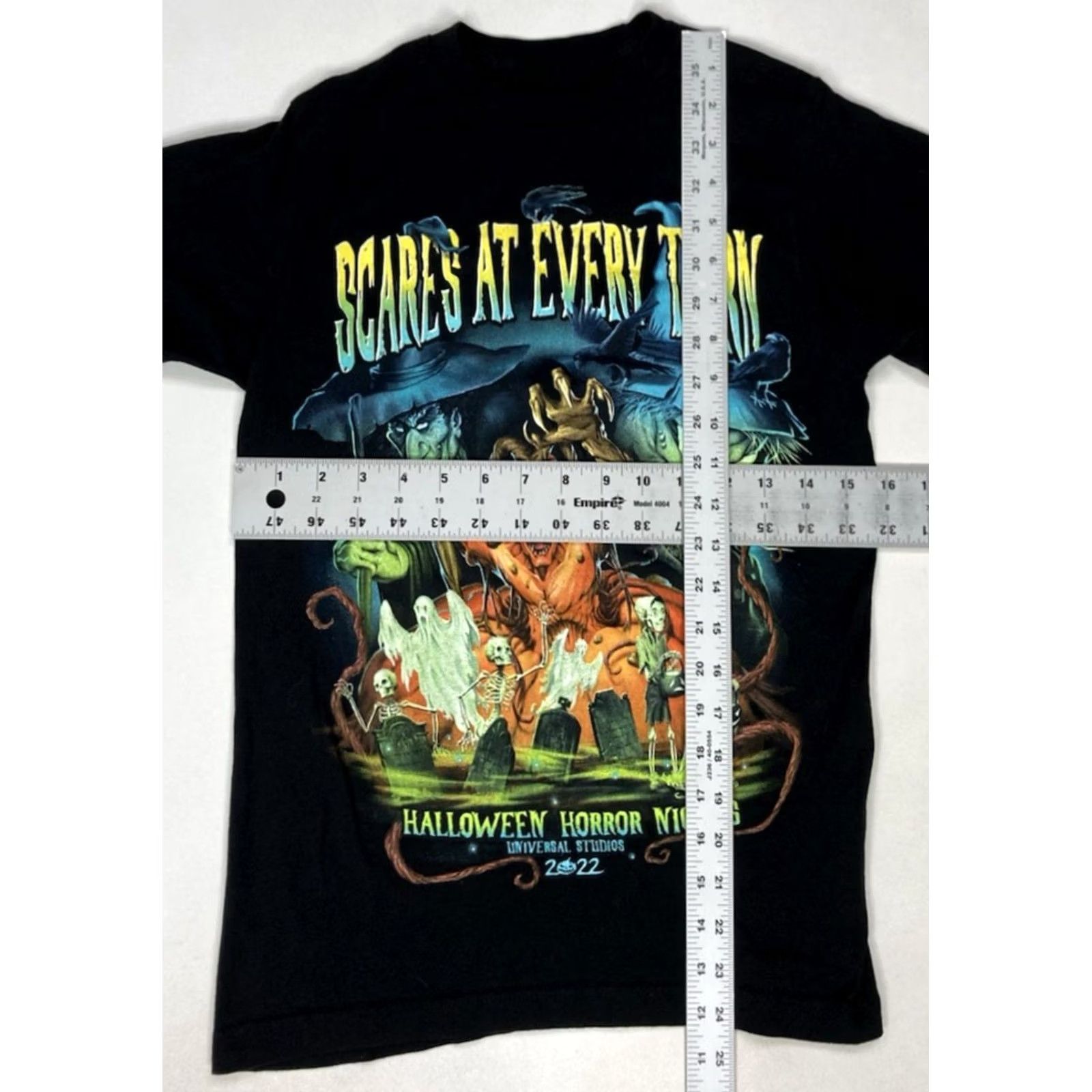 Vintage Universal Studios Halloween Horror Nights 2022 Graphic T-shirt Black Women XS Size XS / US 0-2 / IT 36-38 - 5 Thumbnail