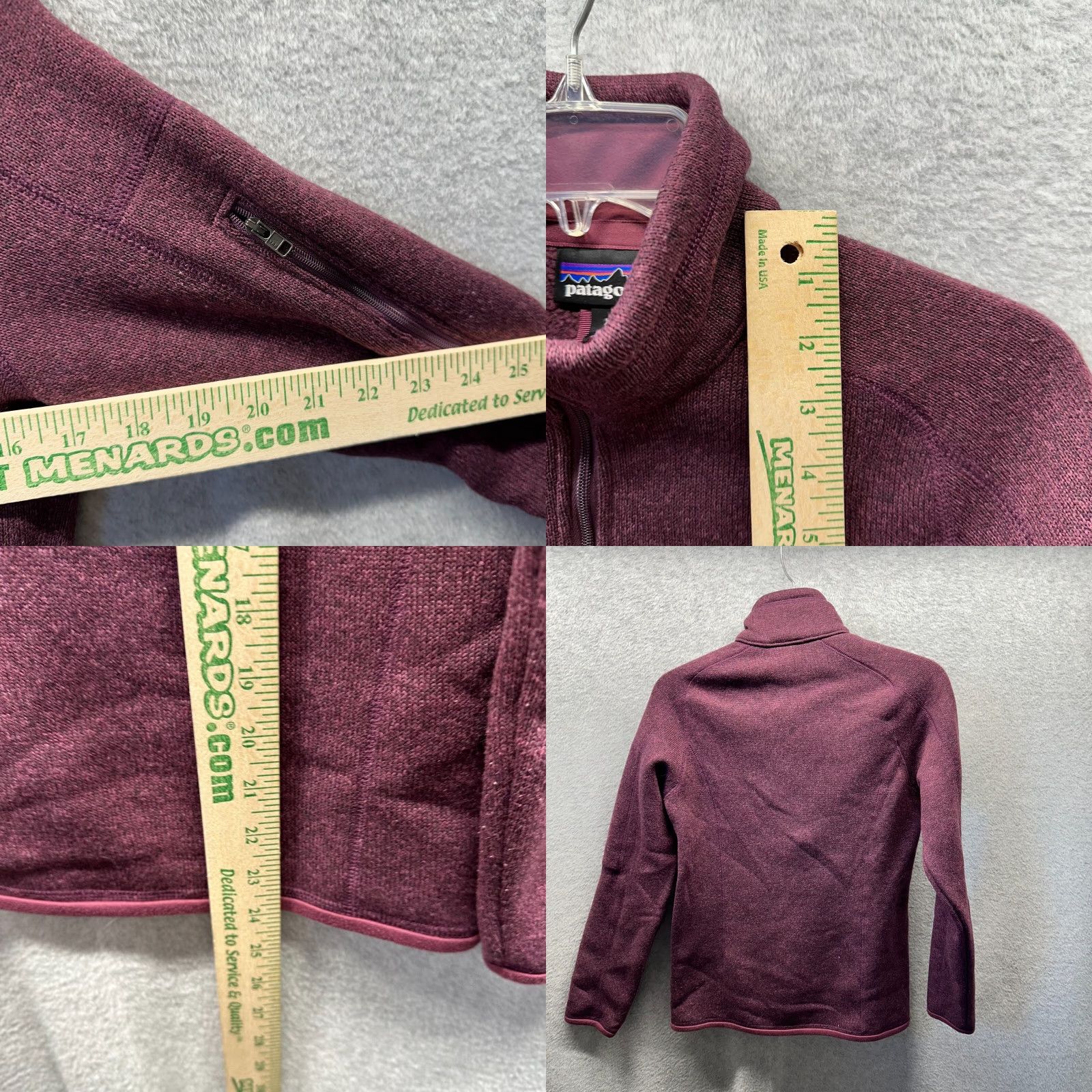 Patagonia Patagonia Sweatshirt Womens XS Red Fleece Pullover Better Sweater 80s 90s Bits & Pockets Mock Neck 1/4 Zip Pullover Size XS / US 0-2 / IT 36-38 - 8 Thumbnail