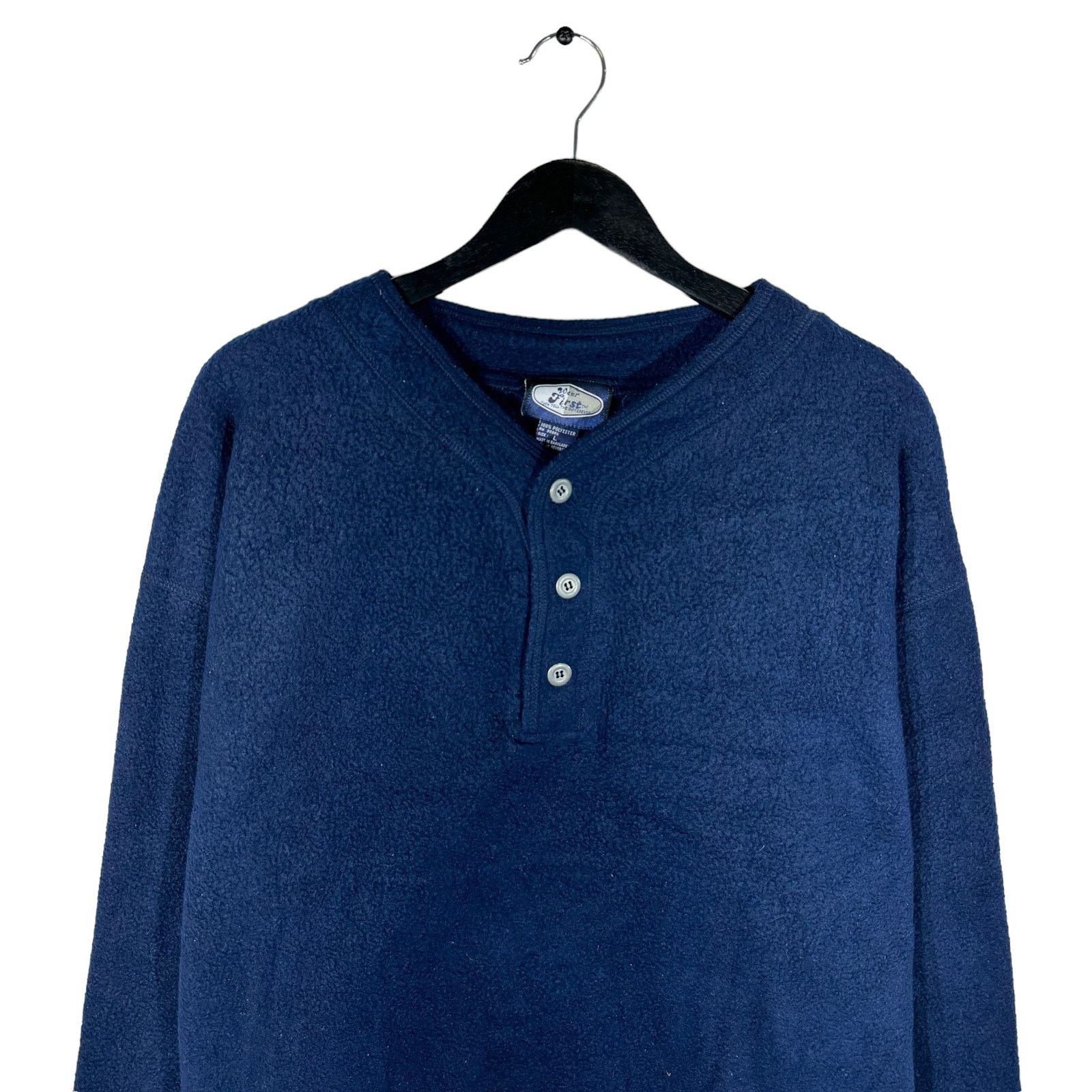 Other Fleece Henley Longsleeve Size US L / EU 52-54 / 3 - 2 Thumbnail