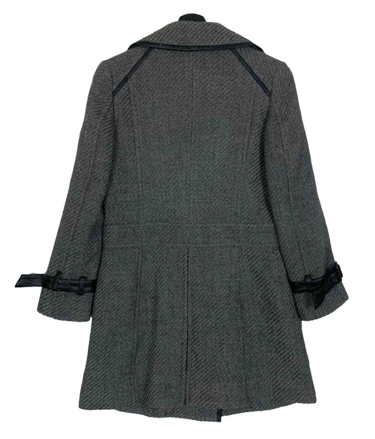 ATSURO TAYAMA Atsuko Tayama Designer Luxury Japanese Brand Overcoat Jacket Size XS / US 0-2 / IT 36-38 - 8 Thumbnail
