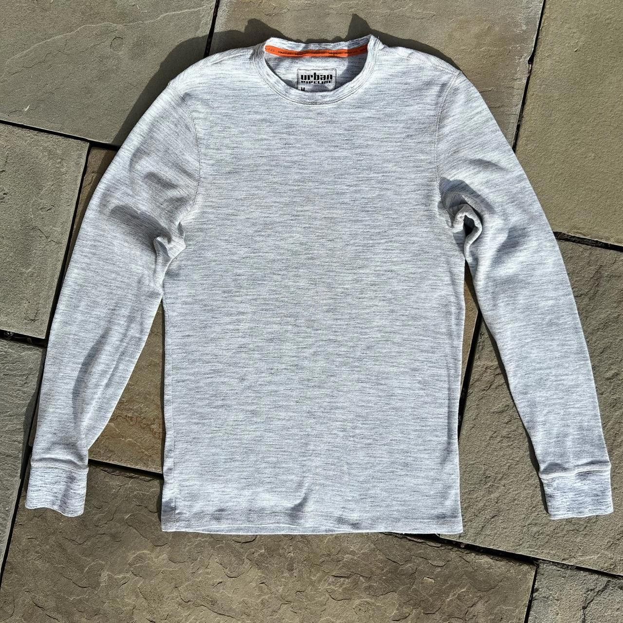 Urban Pipeline Y2K Light Grey Heather Waffle Knit Thermal Size US S / EU 44-46 / 1 - 1 Thumbnail