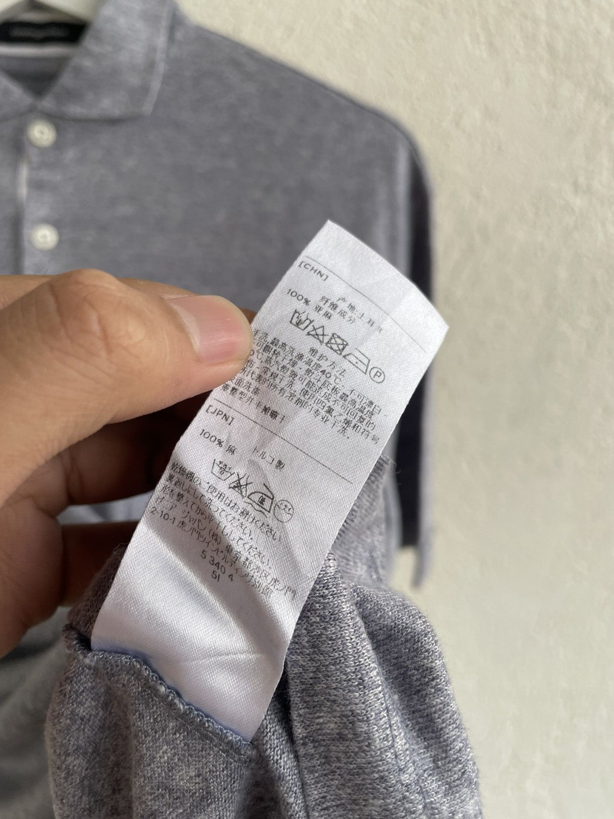 Ermenegildo Zegna 2000s Zegna Vintage Polo Shirt Y2K Ifsix Hysteric YSL Japan Size US M / EU 48-50 / 2 - 7 Thumbnail