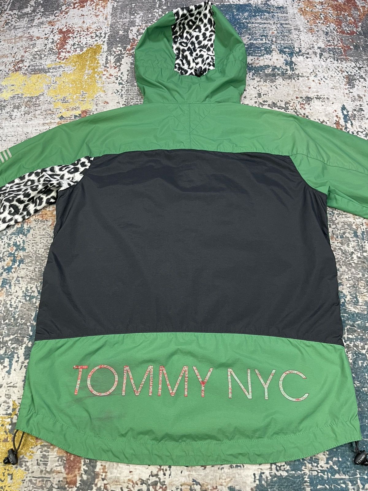 Tommy Hilfiger Vtg Tommy NYC Leopard Print Lightweight Jacket Size US M / EU 48-50 / 2 - 2 Thumbnail
