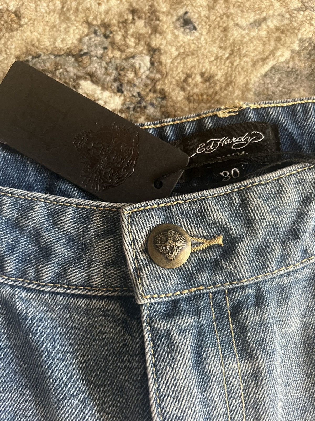 Ed Hardy LOVE ETERNAL MINI SHORTS Size 30" / US 8 / IT 44 - 6 Thumbnail