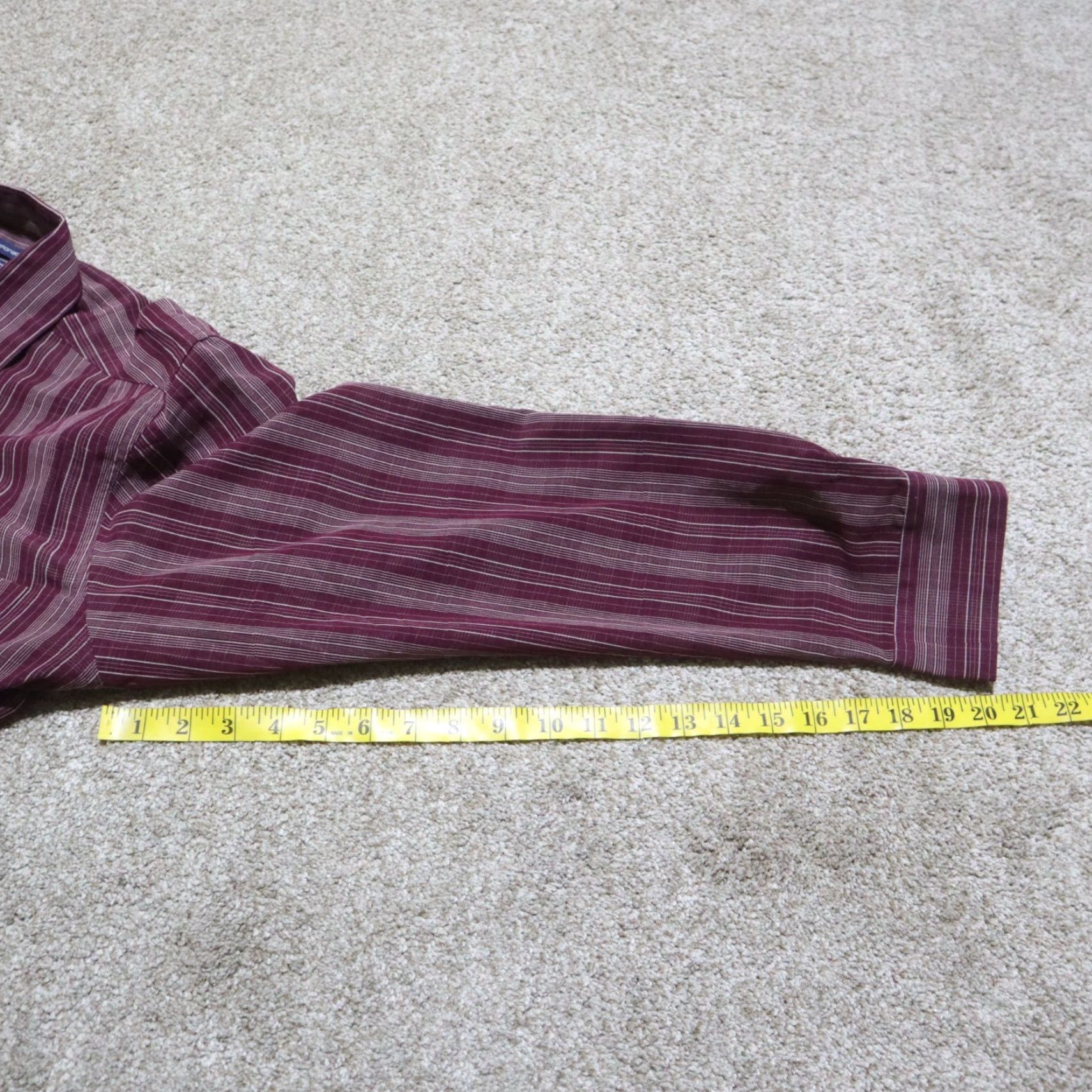 Vintage Saddlebred Shirt Button-Up Oxford Adult Mens L Purple Velvet? Size US XL / EU 56 / 4 - 7 Thumbnail