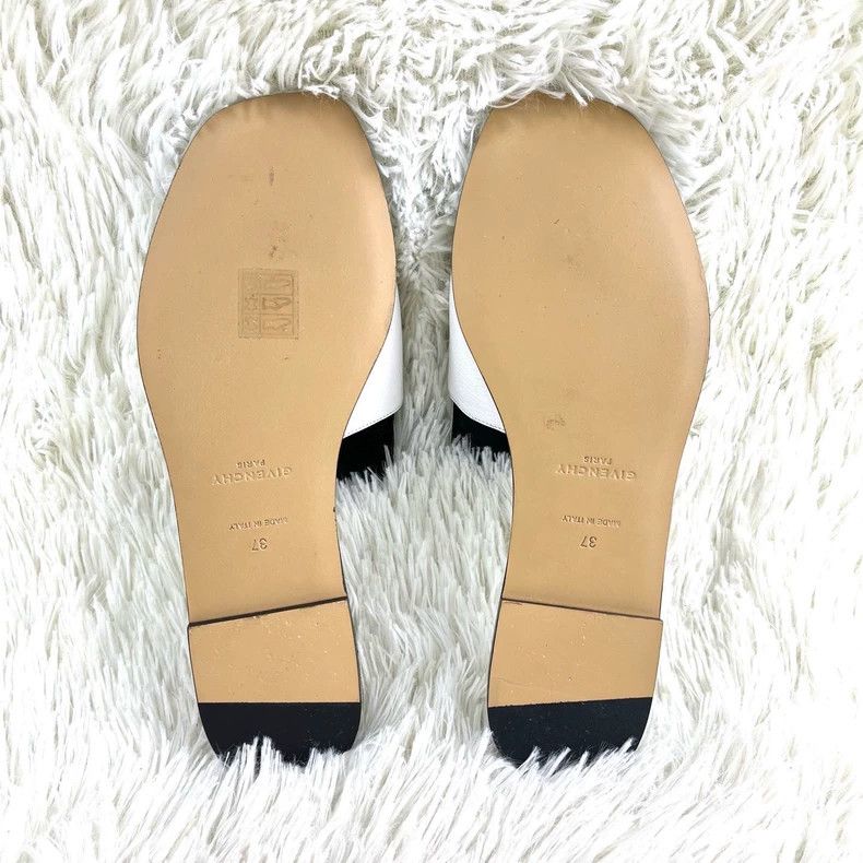 Givenchy Givenchy White Sheepskin Slippers Size US 5 / EU 37 - 7 Thumbnail