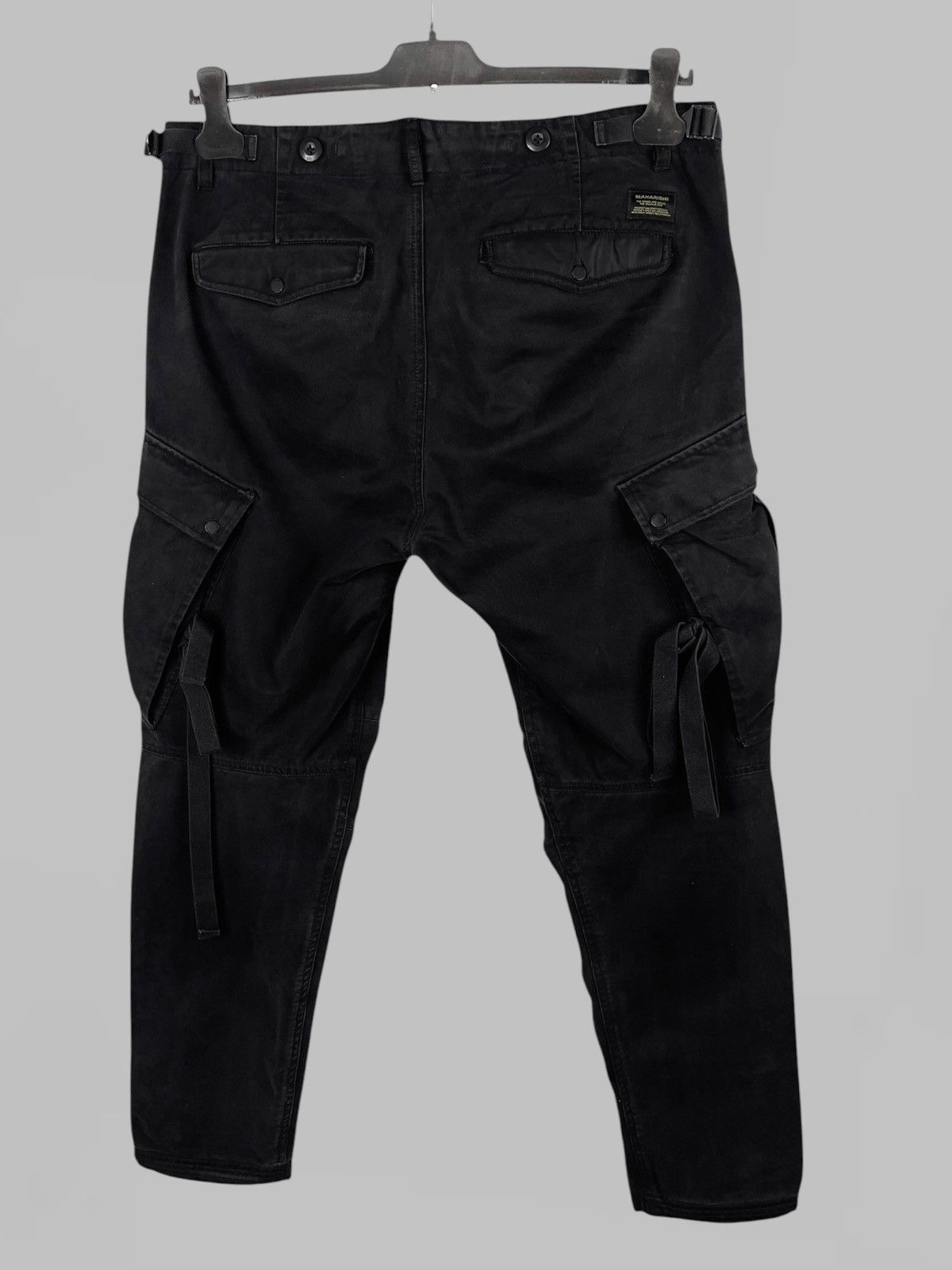 Maharishi MAHARISHI CARGO BLACK STRAPPED VINTAGE PANGS SIZE L Size US 33 - 6 Thumbnail
