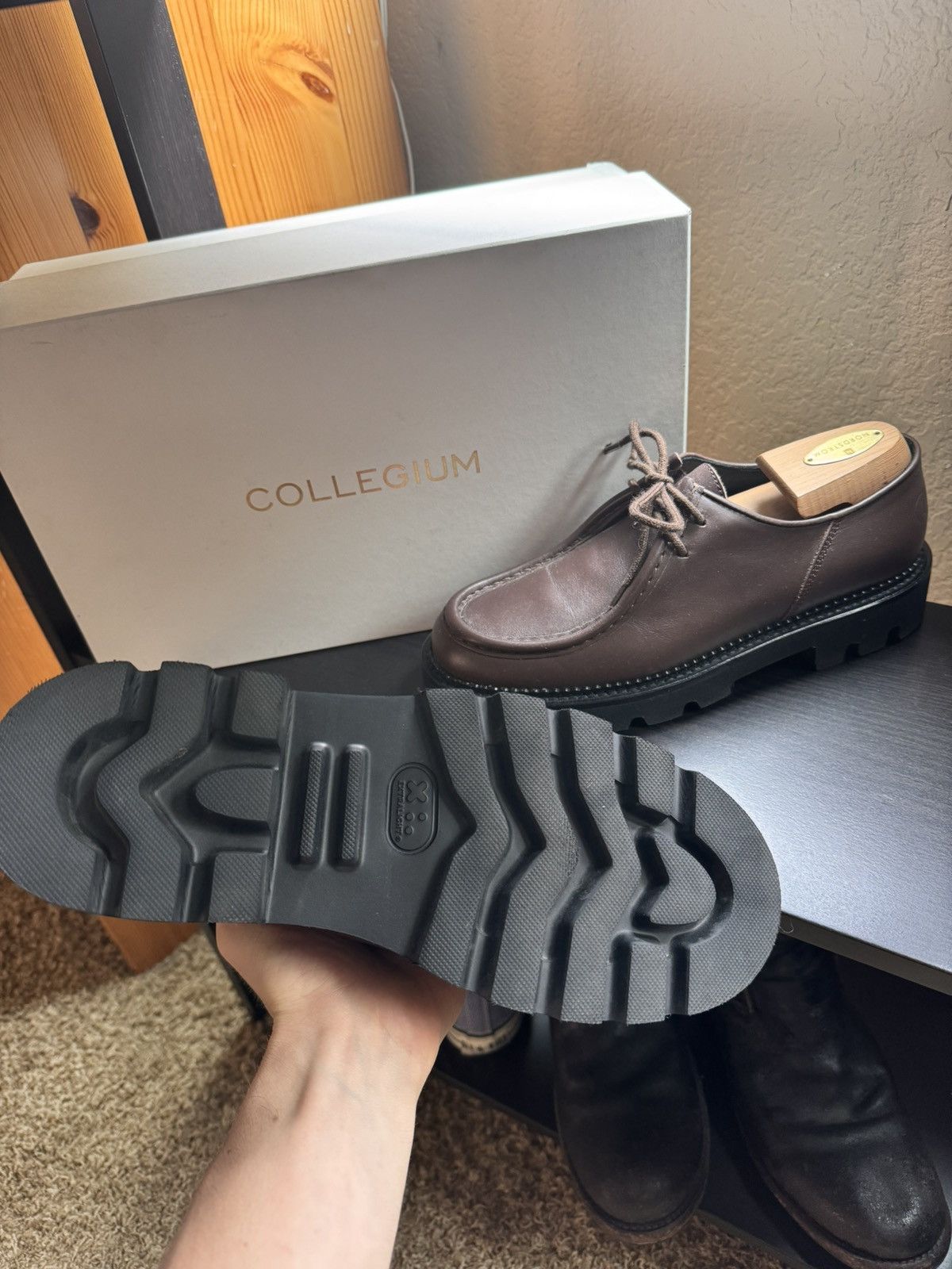 Collegium Moc-Toe Derby Colegium shoes Size US 8.5 / EU 41-42 - 4 Thumbnail