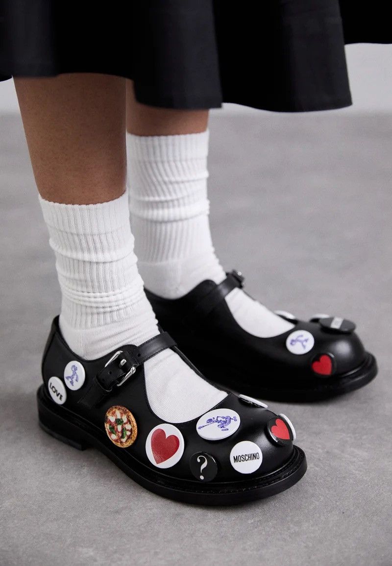 Moschino Moschino Embellished Mary Jane Flats NEW Size US 6 / IT 36 - 5 Thumbnail
