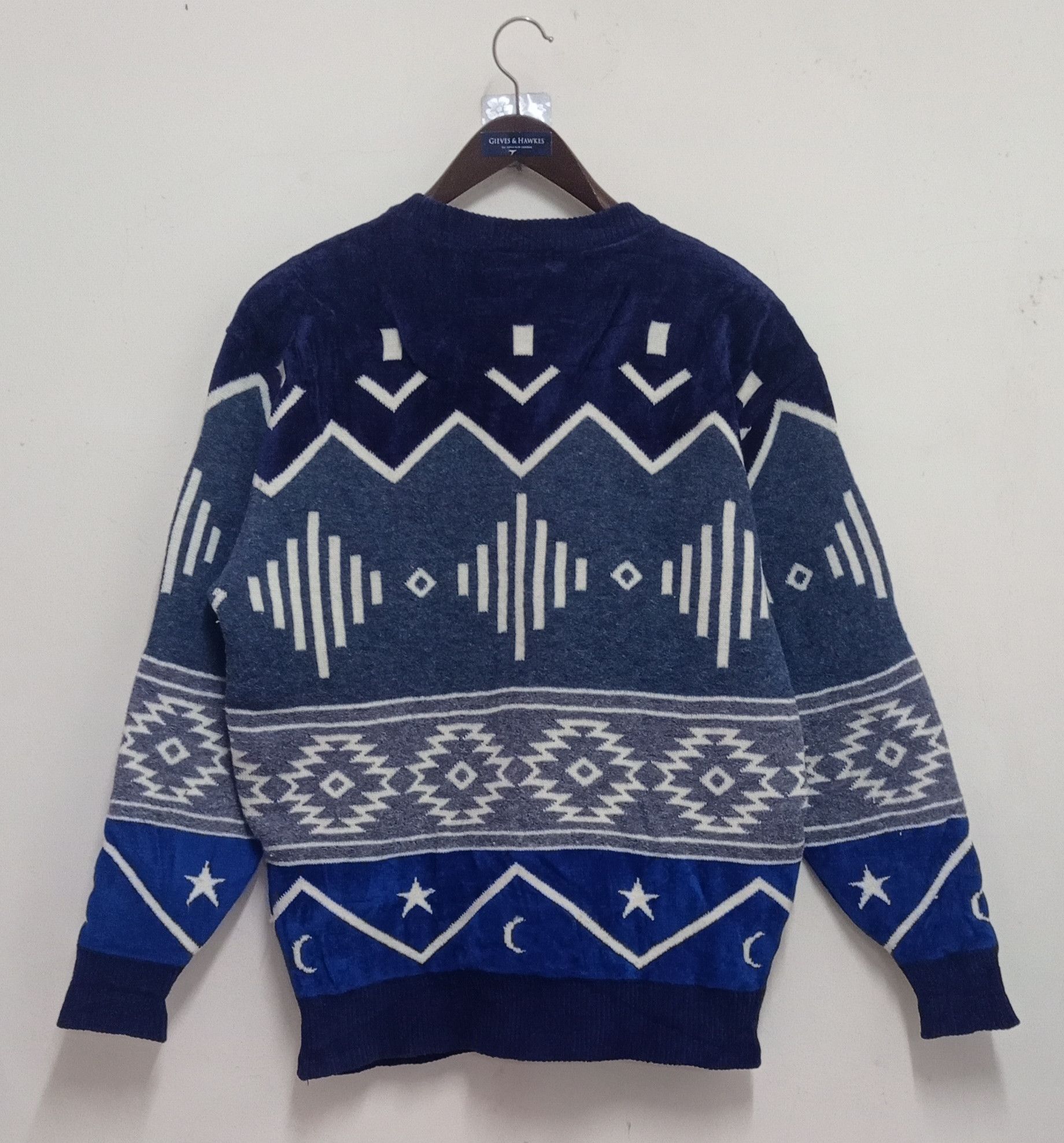Kenzo Vintage 90s Kenzo Homme Native Navajo Knit Sweater Size US L / EU 52-54 / 3 - 4 Thumbnail