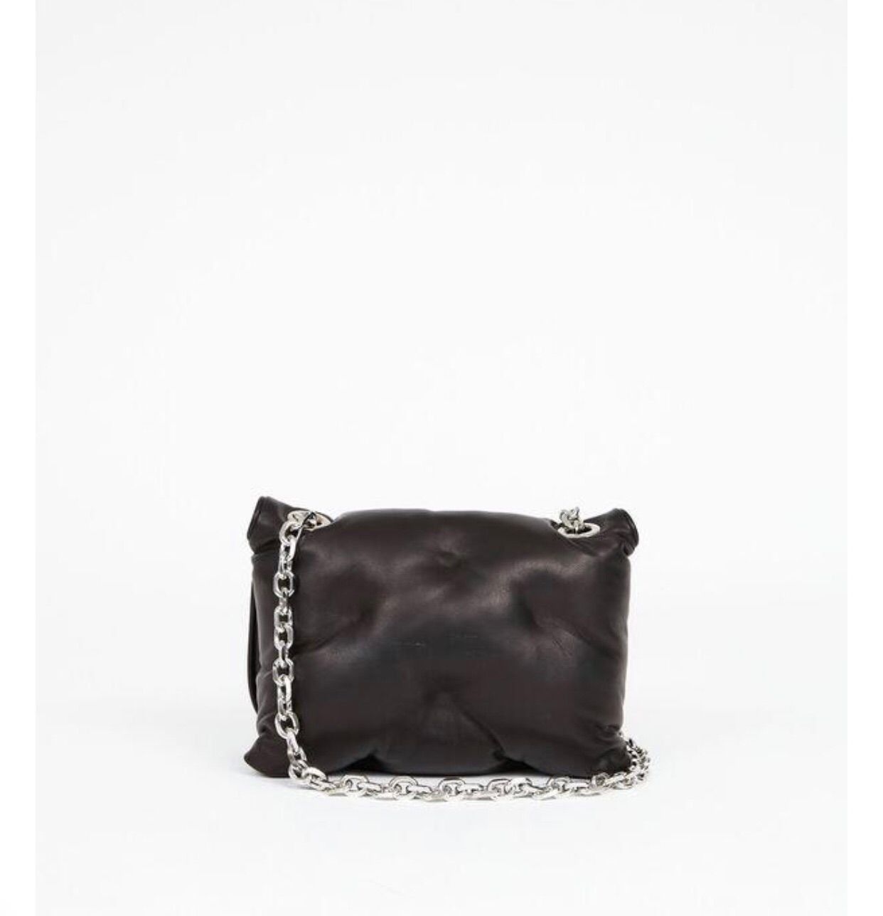 Maison Margiela o1bcso1str0526 Size: OS / Glam Slam Flap Small Bag in Black Size ONE SIZE - 2 Thumbnail