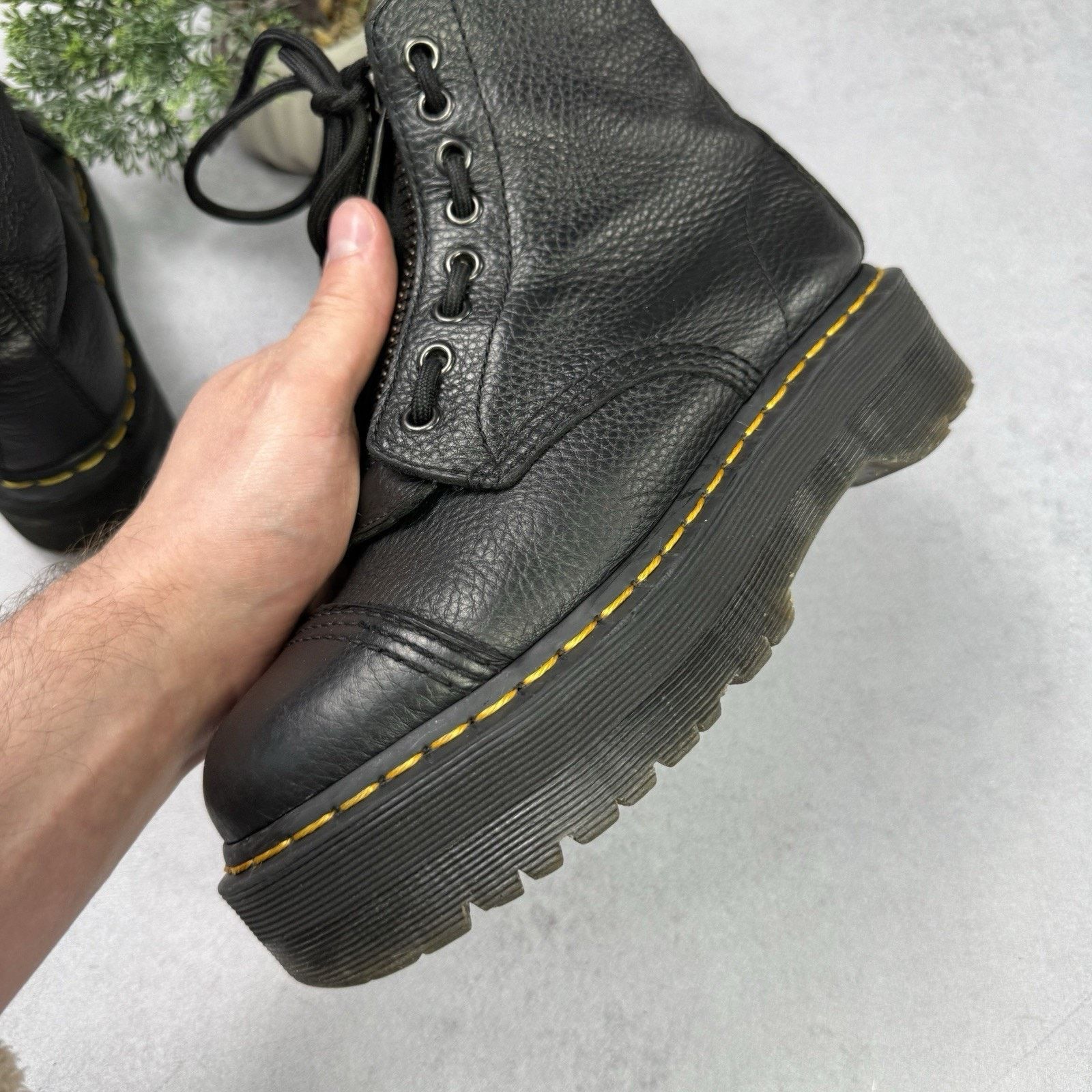 Dr. Martens Dr Martens Sinclair Chuncky Boots Women Size US 7 38 Black Size US 7 / IT 37 - 14 Thumbnail