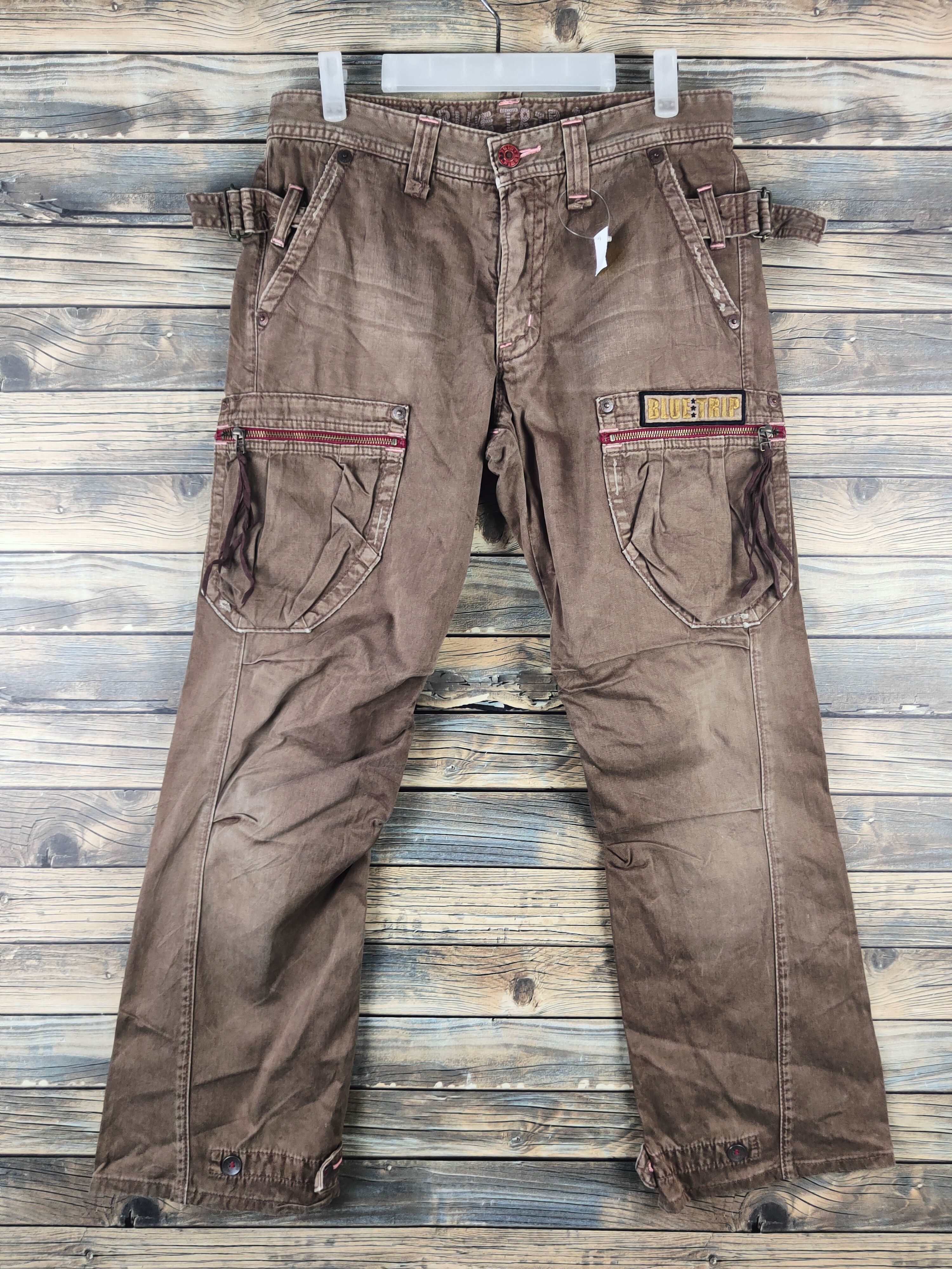 Edwin DL Edwin Brown Multipocket Cargo Pants #46-347 Size US 31 - 1 Thumbnail
