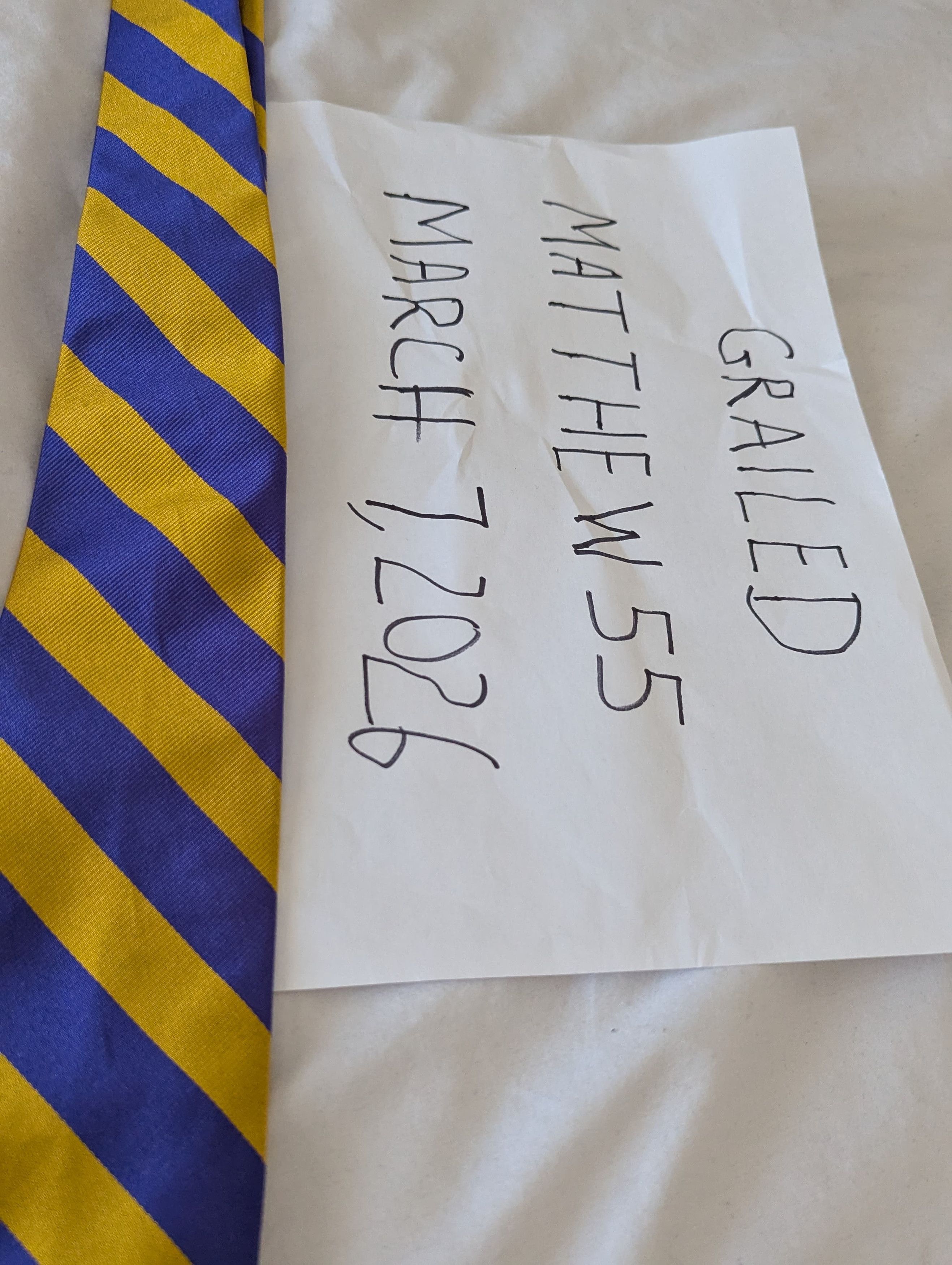 Polo Ralph Lauren Purple and yellow silk tie Size ONE SIZE - 1 Thumbnail