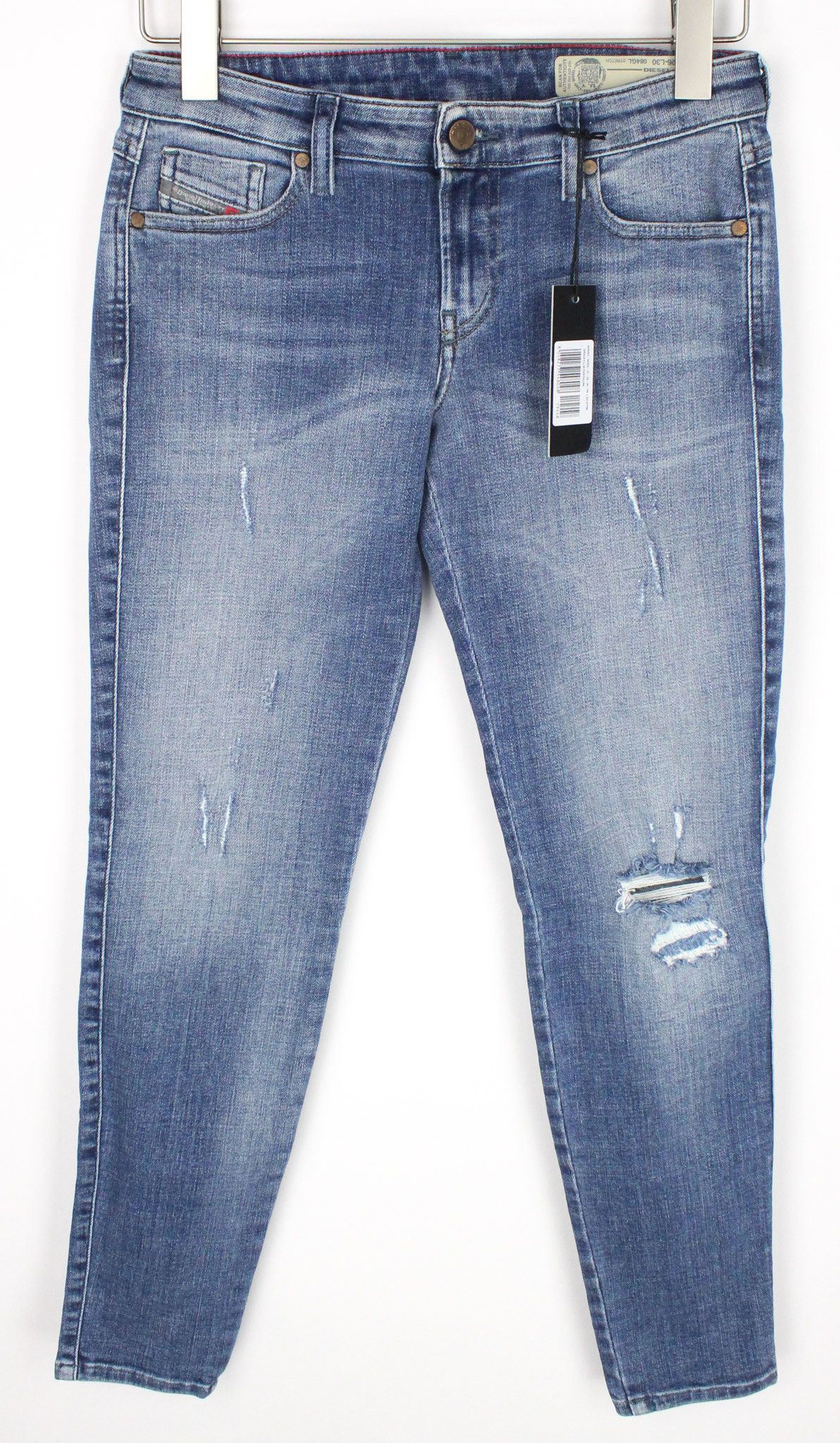 Diesel GRACEY 084GL W26/L30 Blue Stretch Jeans 72315 Size 26" / US 2 / IT 38 - 2 Thumbnail
