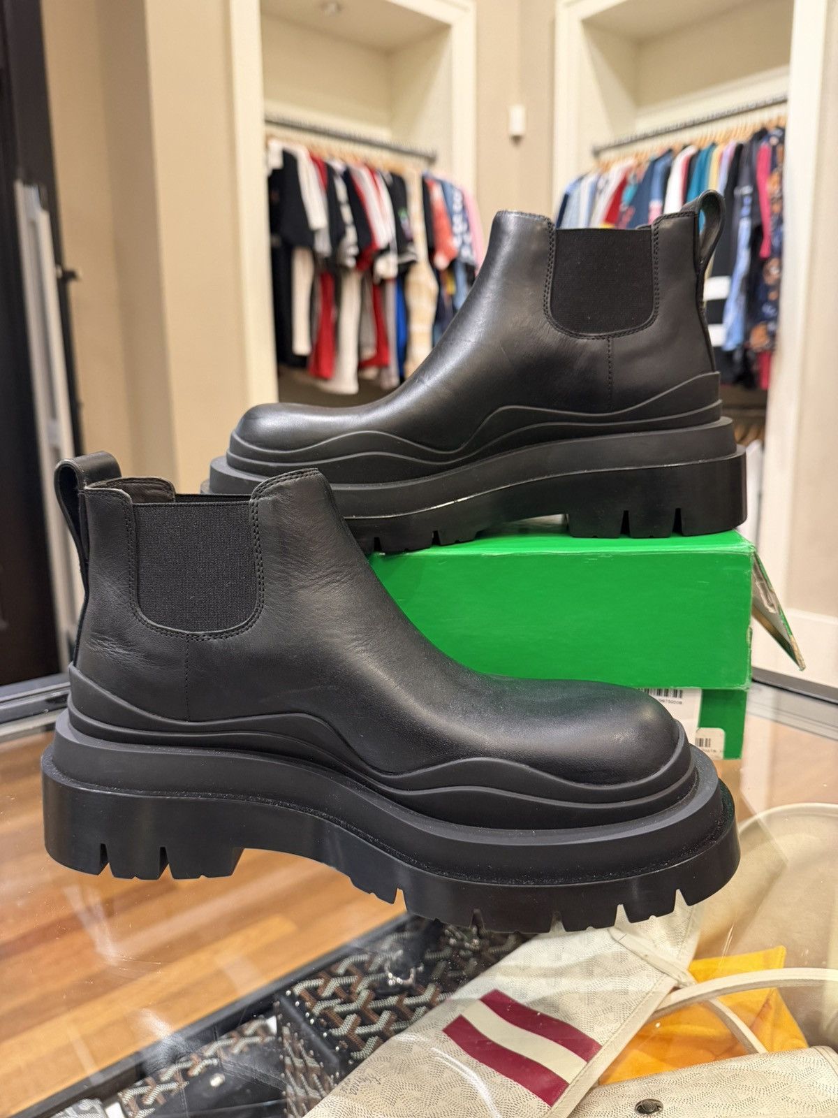 Bottega Veneta Bottega Veneta Tire Boot - Black Size US 7 / IT 37 - 2 Thumbnail