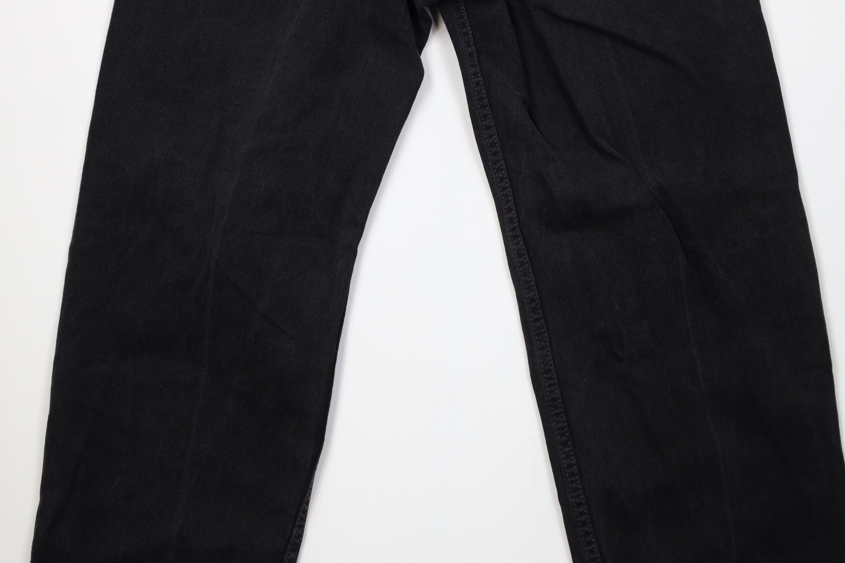 Levi's Vintage Y2K Levis 550 Relaxed Fit Denim Jeans Black Cotton Size US 38 / EU 54 - 11 Thumbnail