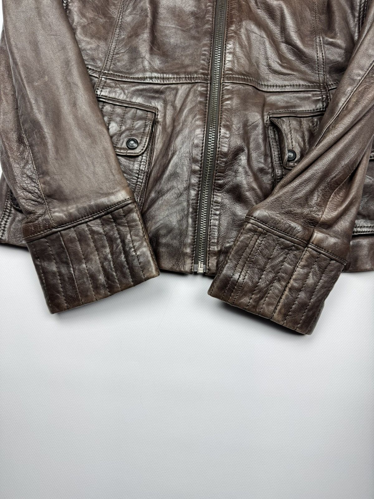 Vintage Vintage Redskins Woman's Faux Fur Leather Jacket Size XL / US 12-14 / IT 48-50 - 4 Thumbnail