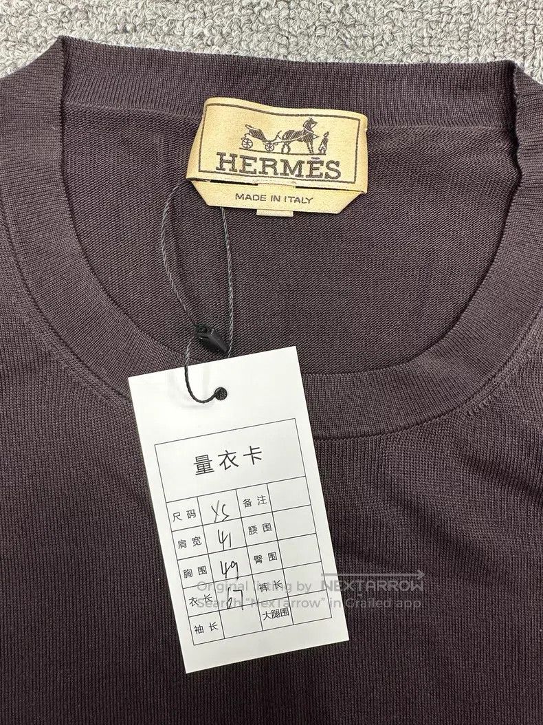 Hermes Hermes 3m patchwork mulberry silk knitted shirt Size US XS / EU 42 / 0 - 3 Thumbnail