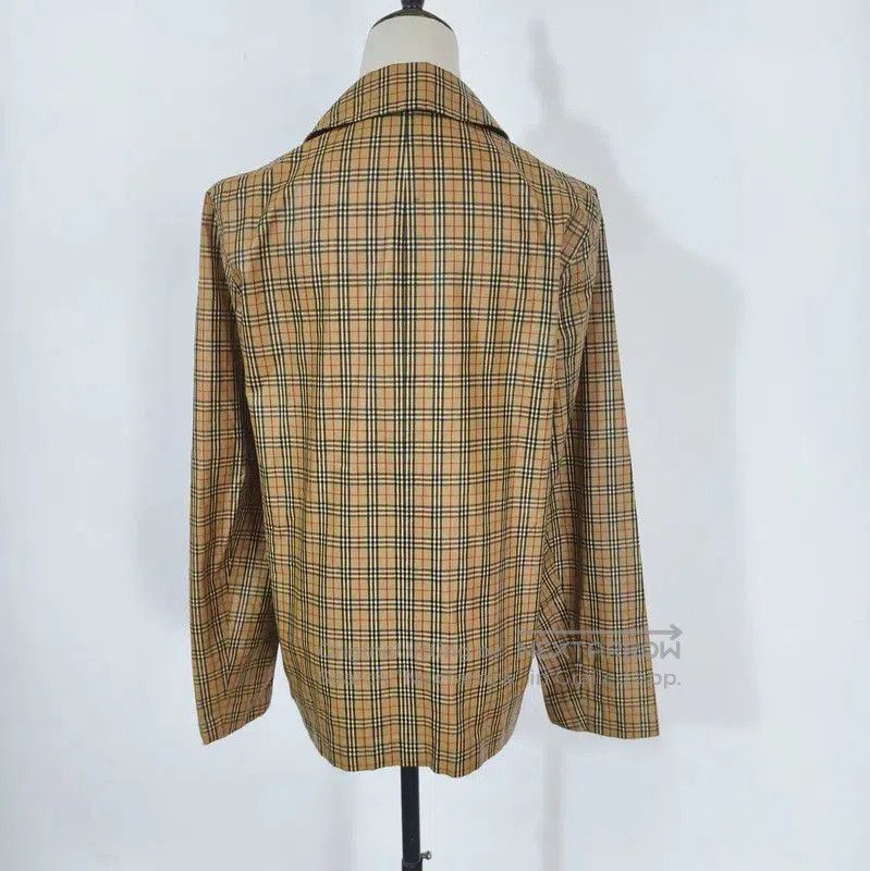 Burberry Burberry Khaki Cotton Plaid Long Sleeve Cardigan. Size M / US 6-8 / IT 42-44 - 5 Thumbnail