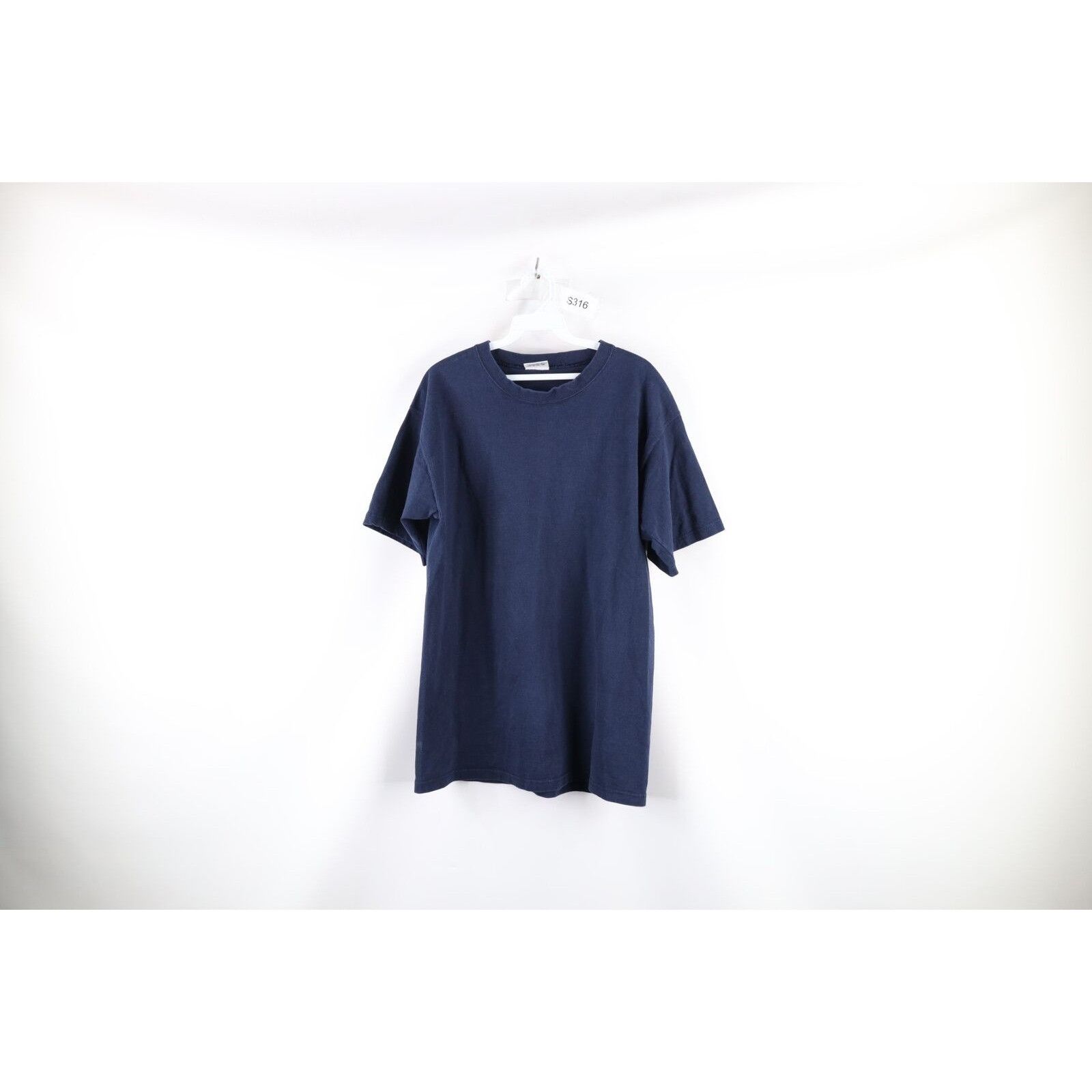 Vintage Vintage 90s Streetwear Faded Blank Heavyweight T-Shirt Size US M / EU 48-50 / 2 - 1 Thumbnail