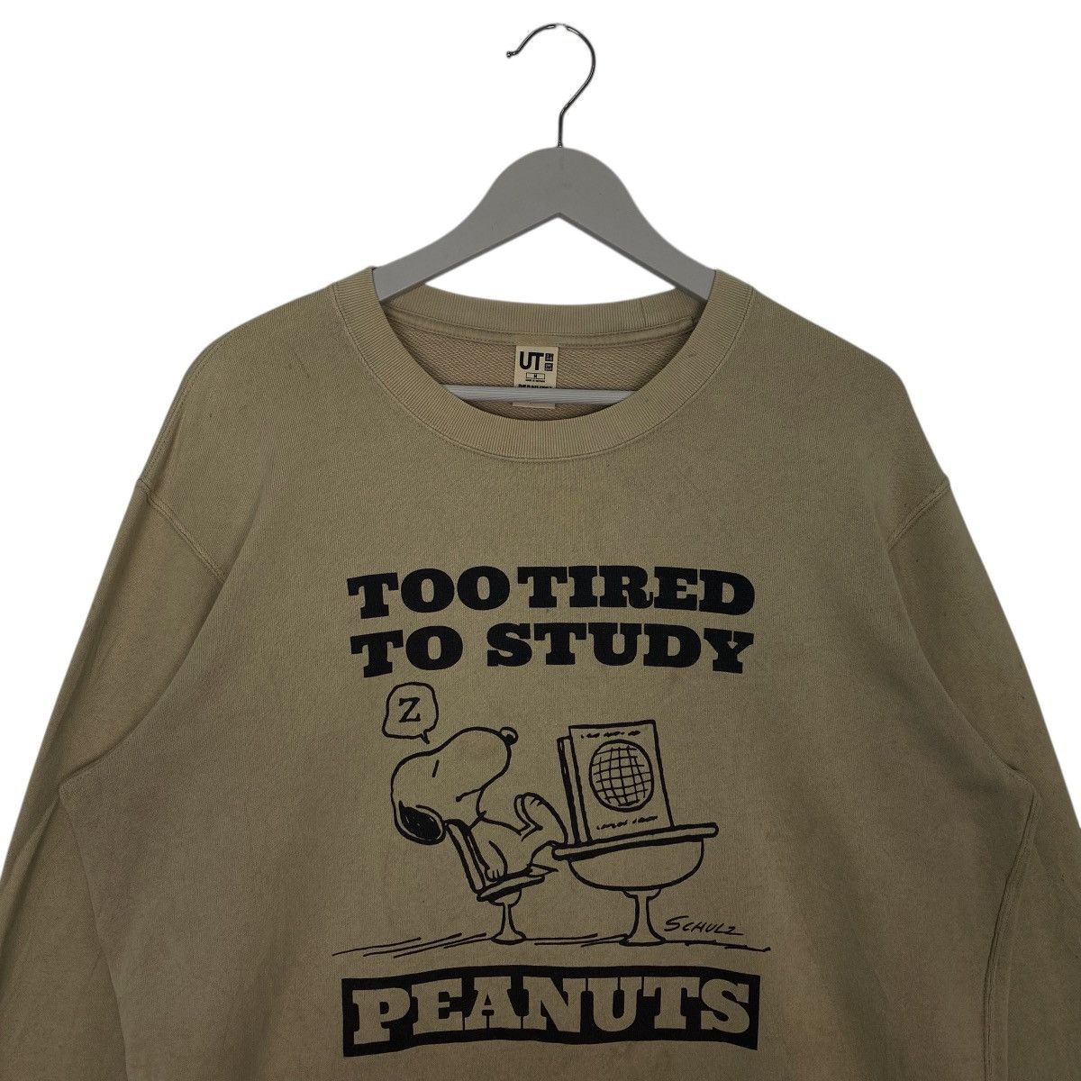 Vintage Vintage Peanuts Printed Crewneck Sweatshirt Brown Size L Size US M / EU 48-50 / 2 - 4 Thumbnail