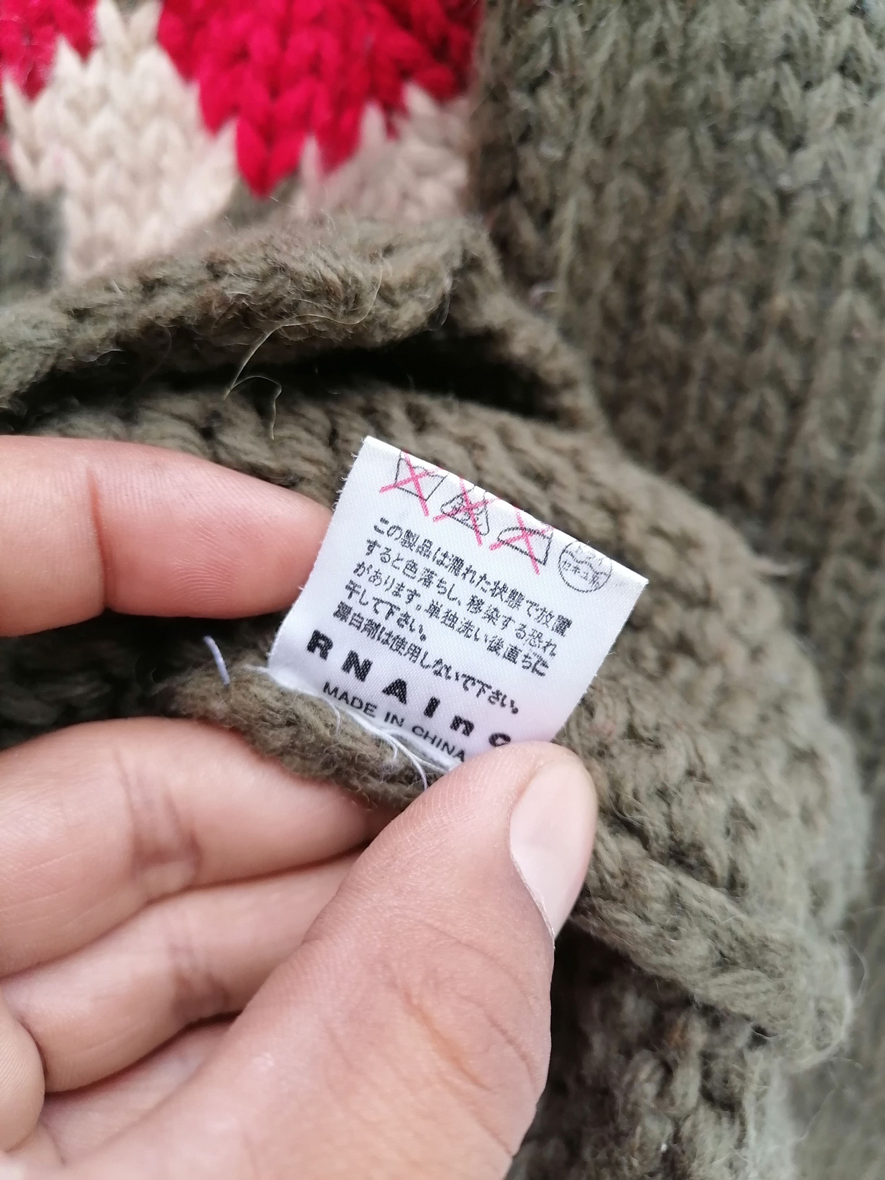 Japanese Brand RNA Heavyweight Cowichan Knit Zipper Cardigan Size US S / EU 44-46 / 1 - 6 Thumbnail