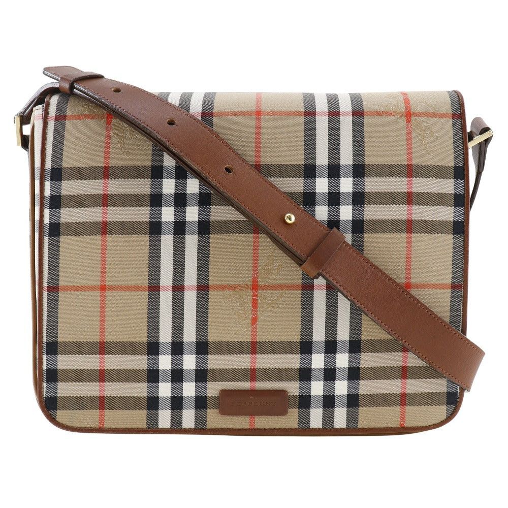 Burberry Beige Canvas Shoulder Bag (Pre-Owned) Size ONE SIZE - 1 Thumbnail
