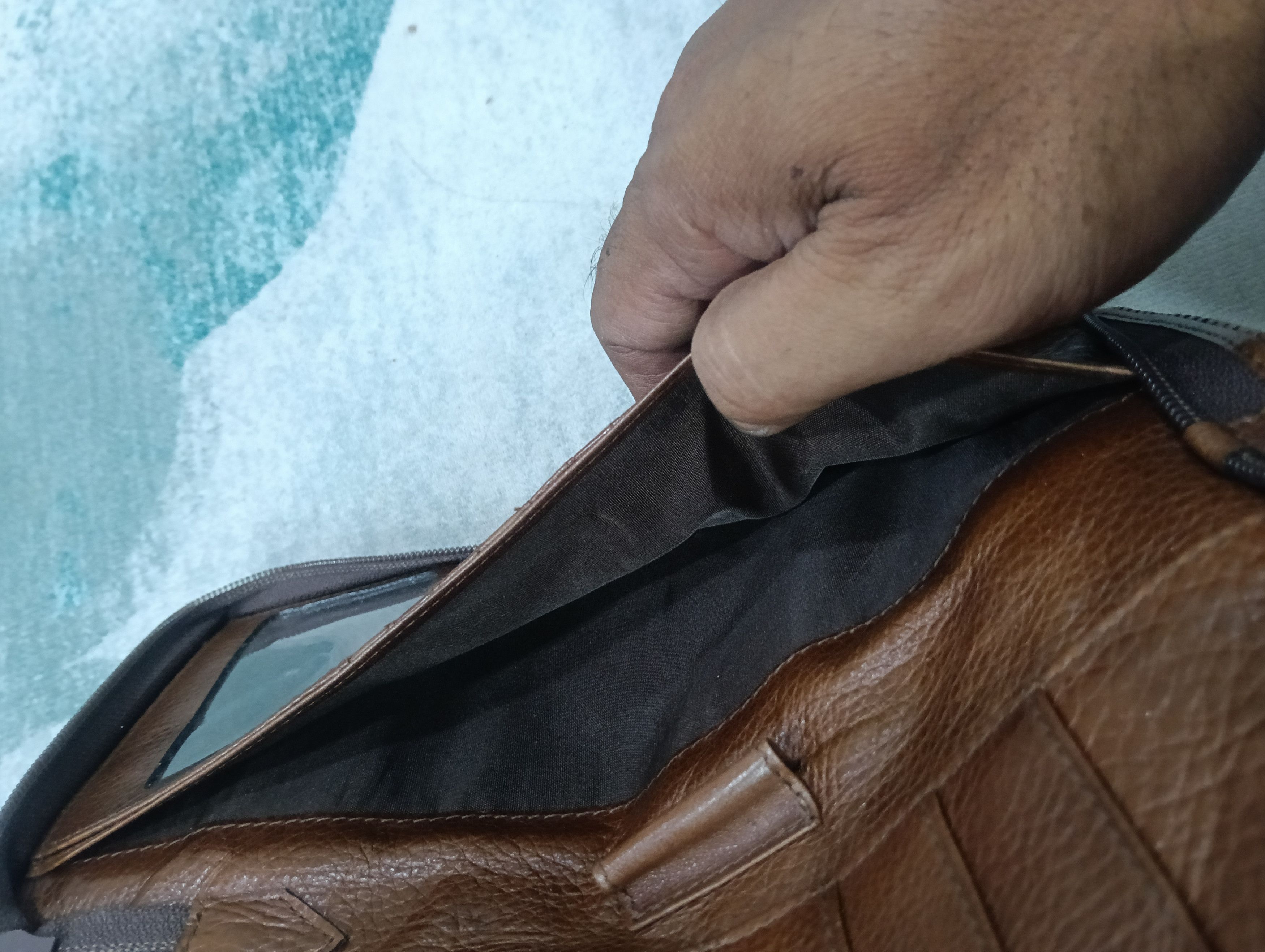 Designer × Leather Vintage Heather Sheehan Bag Like pouch Size ONE SIZE - 11 Thumbnail
