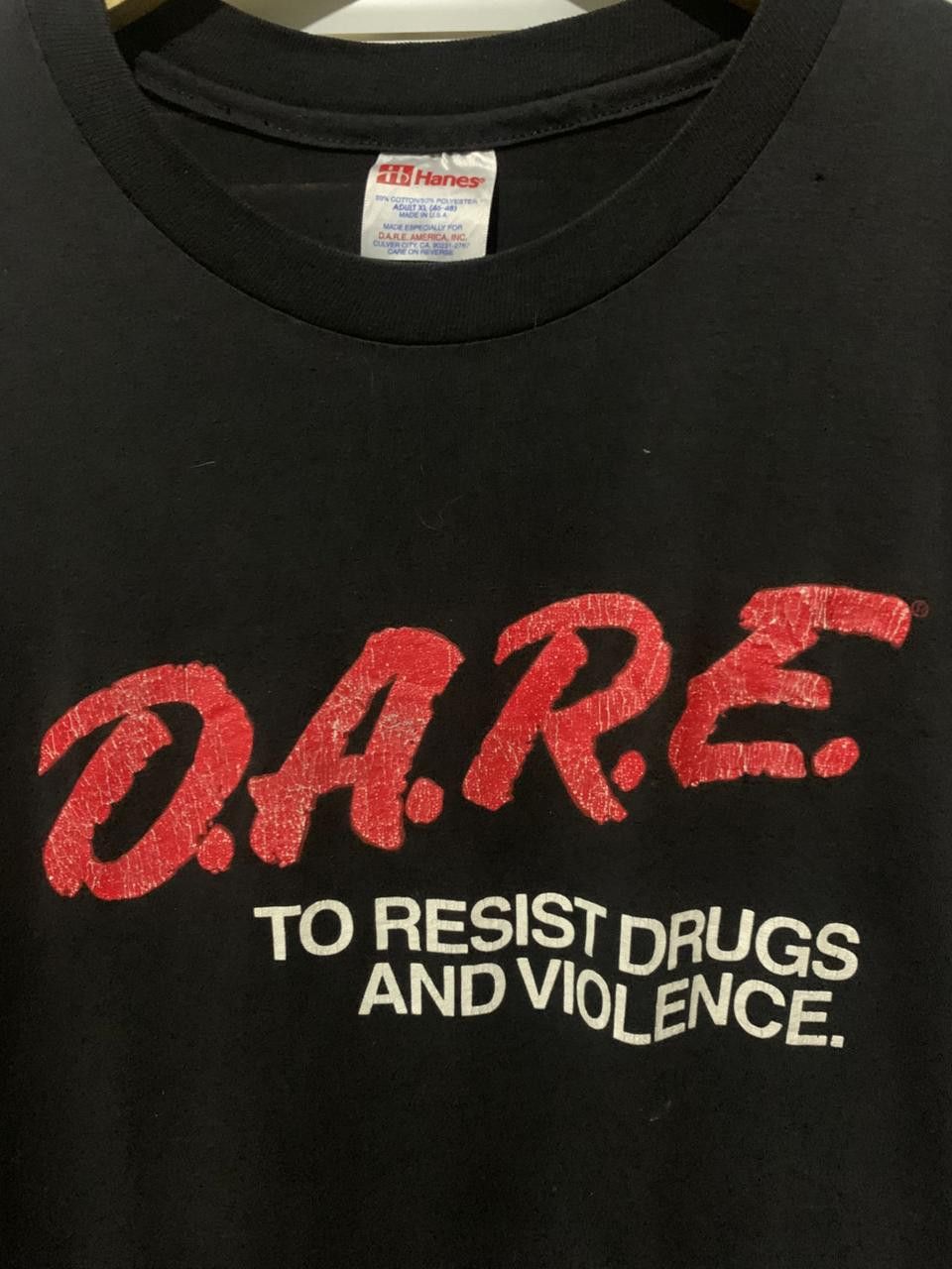 Vintage 90s DARE TO RESIST DRUGS AND VIOLENCE Size US XL / EU 56 / 4 - 2 Thumbnail