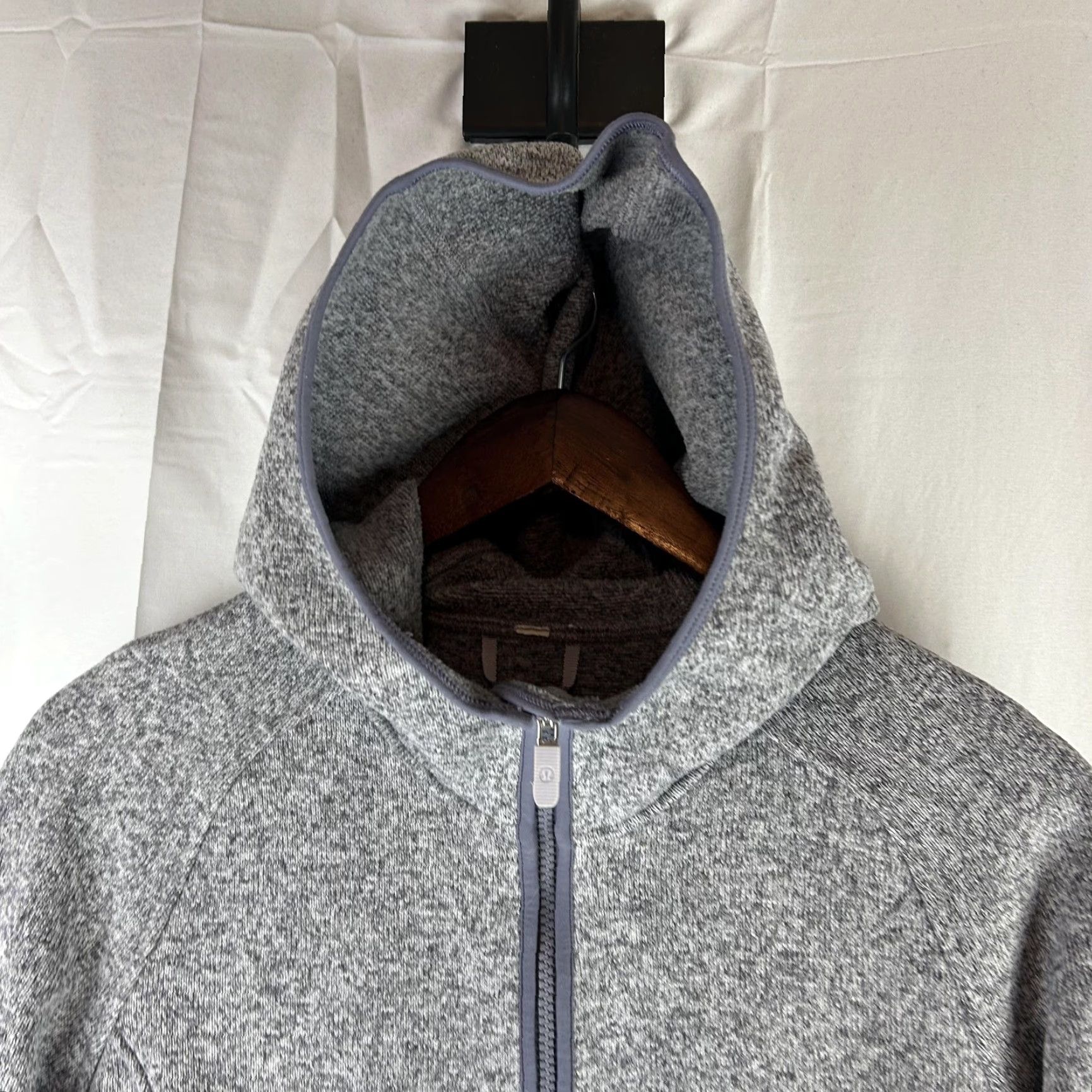 Lululemon Lululemon Fleece 1/2 Zip Hoodie Pullover Women Medium Gray Size M / US 6-8 / IT 42-44 - 2 Thumbnail