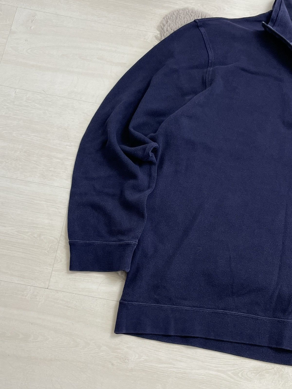 Lacoste × Vintage Lacoste Vintage 90’s Sweater Knit Baggy Fit Hooded Luxury Size US XXL / EU 58 / 5 - 4 Thumbnail
