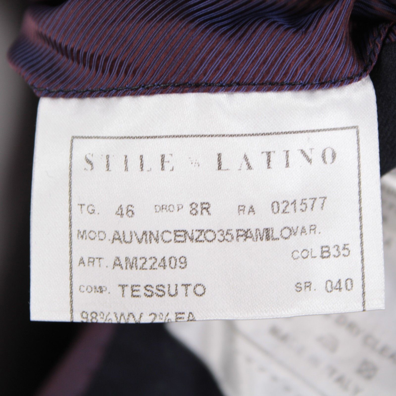 Other Stile Latino Suit Size US 36 Regular in Blue Size 36R - 9 Thumbnail
