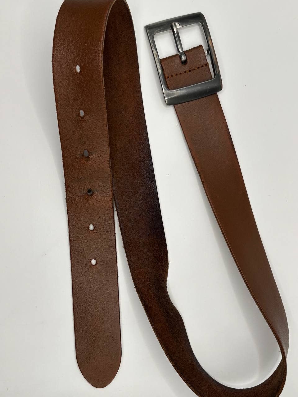 Vintage Anna Field Genuine Leather Belt - Brown - Size 80/32 Size ONE SIZE - 6 Thumbnail