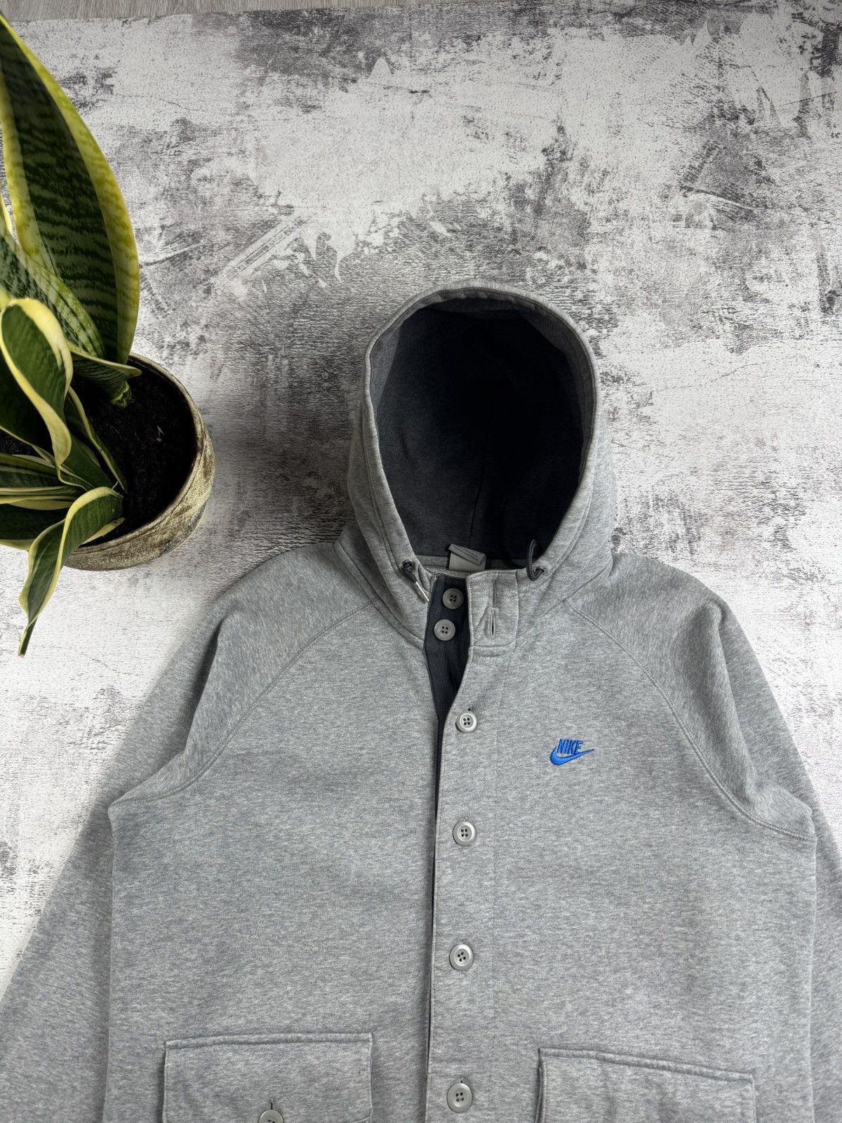Nike Nike Sportswear Button Cardigan Sweatshirt Hoodie Pullovover Size US M / EU 48-50 / 2 - 5 Thumbnail