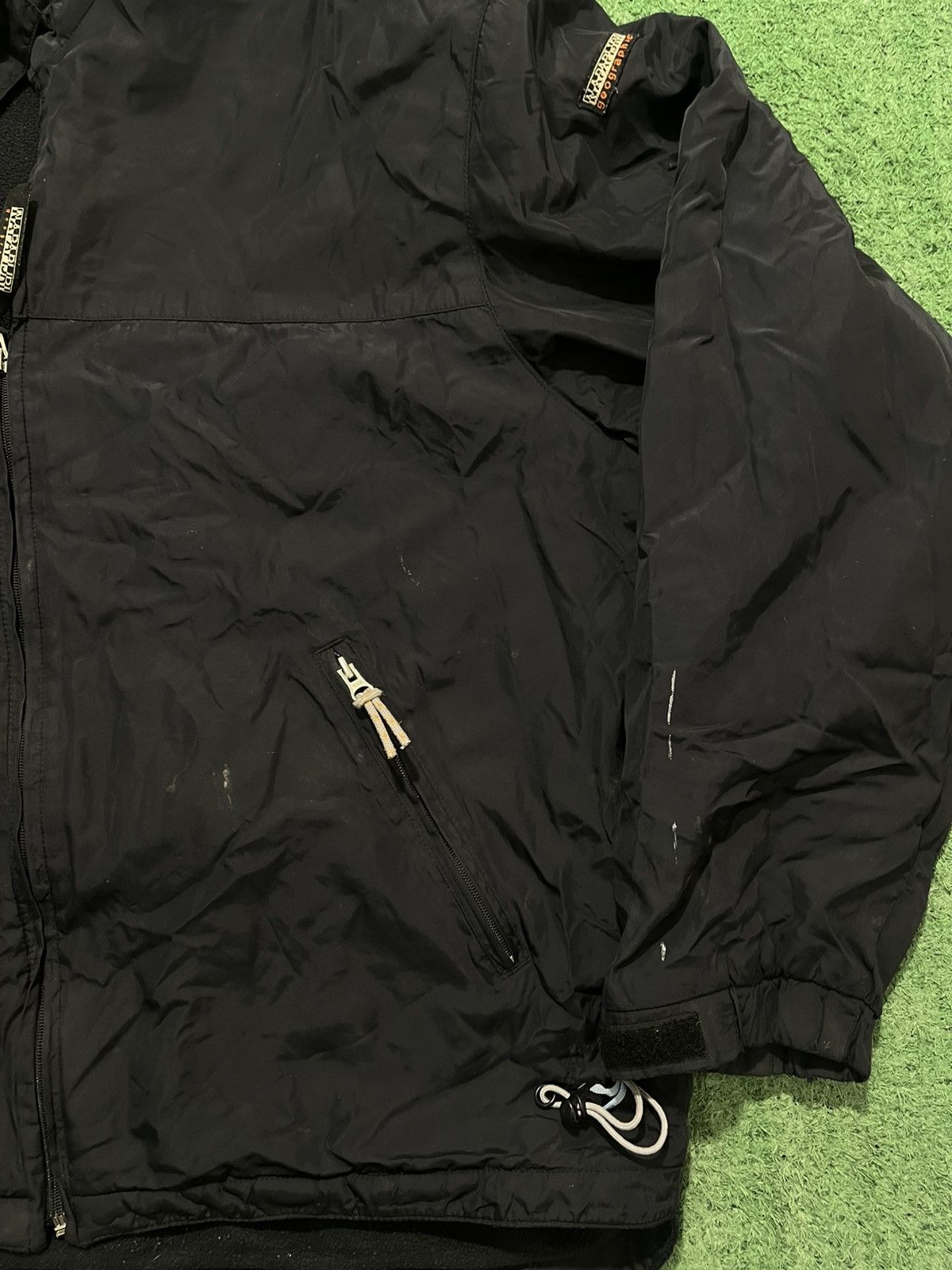 Napapijri Napapijri jacket zipper black vintage puffer vintage polar Size US XL / EU 56 / 4 - 2 Thumbnail