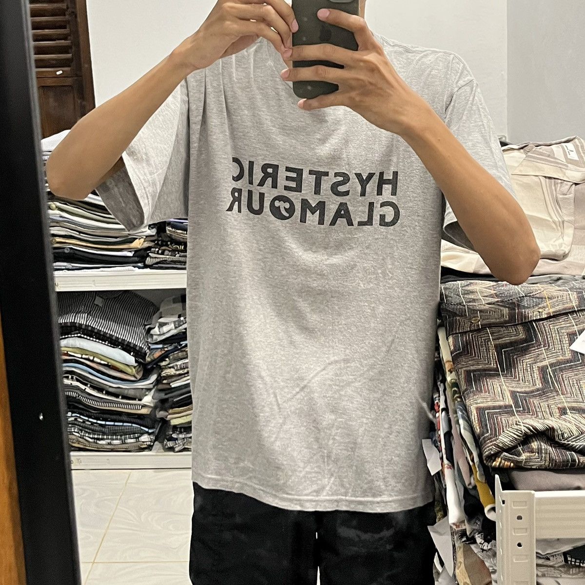 Hysteric Glamour Hysteric Glamour Simple Logo Tee Size US L / EU 52-54 / 3 - 1 Thumbnail