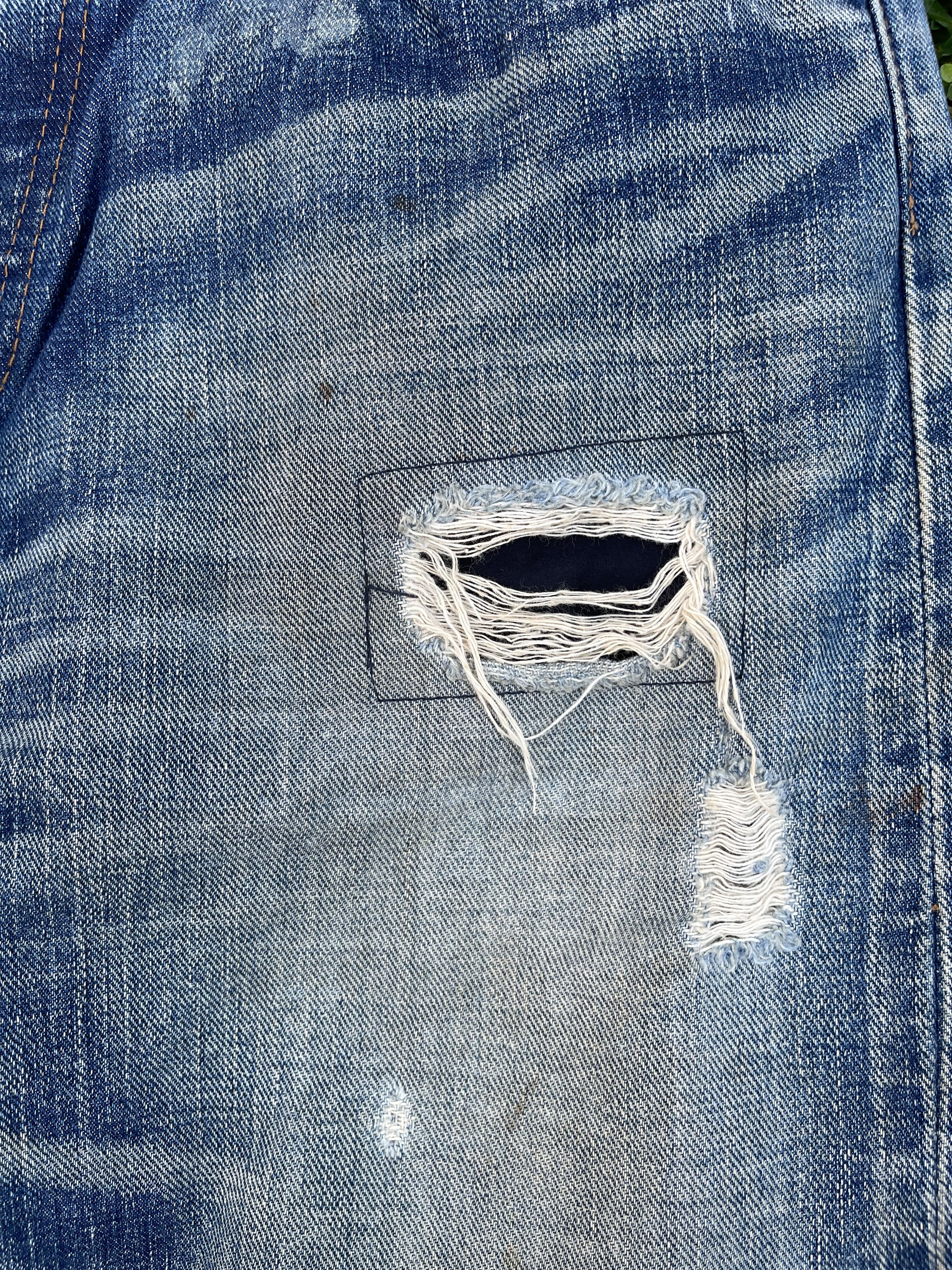 Beauty Beast × Japanese Brand × Johnbull Vintage John bull Distressed Style Denim Jeans Size US 32 / EU 48 - 12 Thumbnail