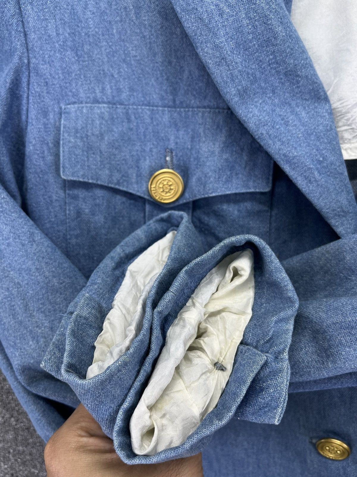Vintage Vintage Elsa Denim Coats Jacket Size M / US 6-8 / IT 42-44 - 10 Thumbnail