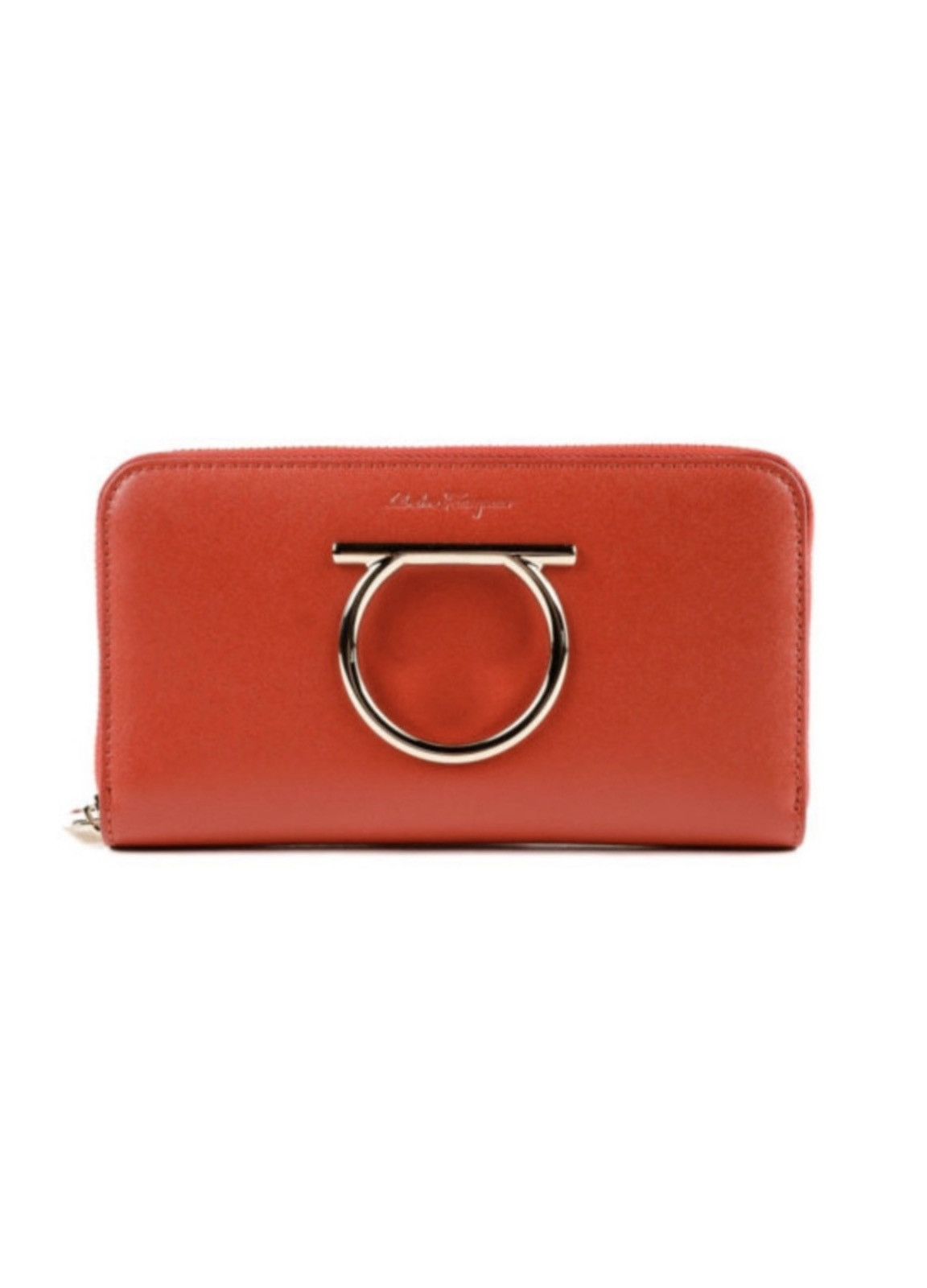Salvatore Ferragamo Salvatore Ferragamo Red Leather Wallet Size ONE SIZE - 1 Thumbnail