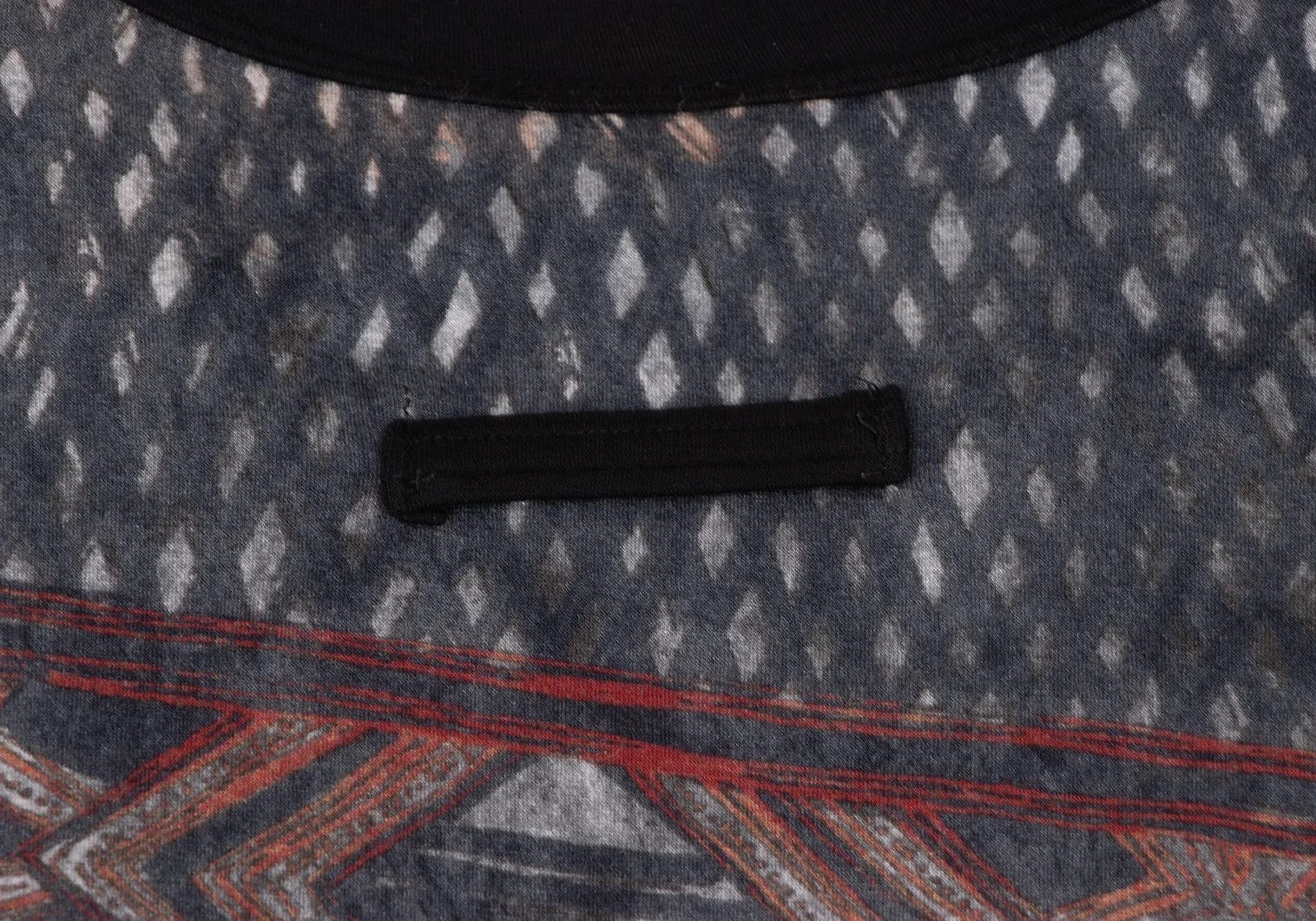 Jean Paul Gaultier Tribal Print Ringer T-Shirt in Black, White, and Red Size US M / EU 48-50 / 2 - 10 Thumbnail
