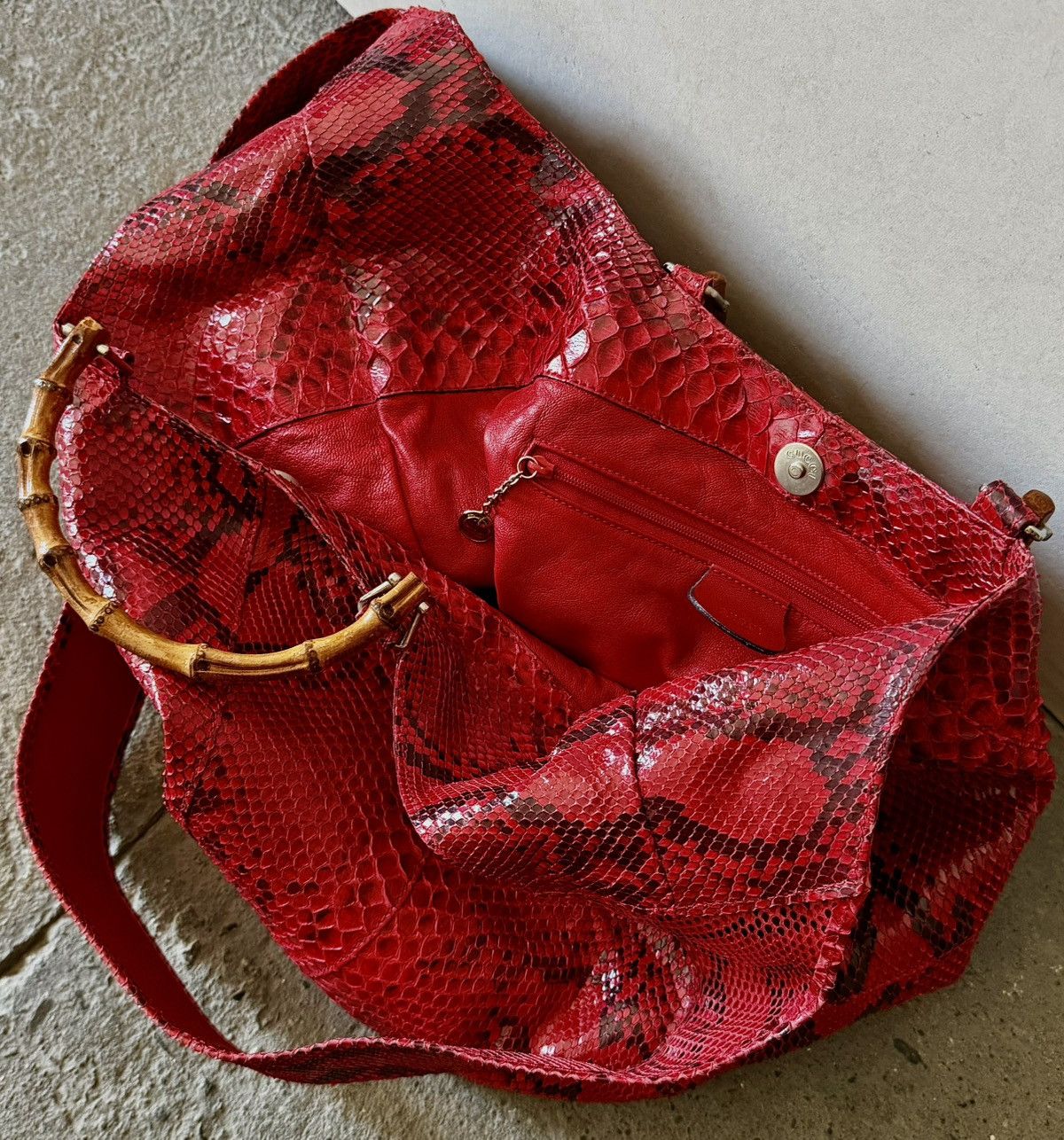 Gucci Gucci - Tom Ford - 1996 Python Bamboo - Cross Body Bag Size ONE SIZE - 19 Thumbnail