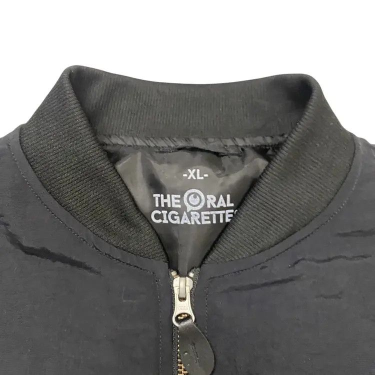 Japanese Brand THE ORAL CIGARETTES MA-1 Jacket Black Japan Rock Banc Size US L / EU 52-54 / 3 - 3 Thumbnail
