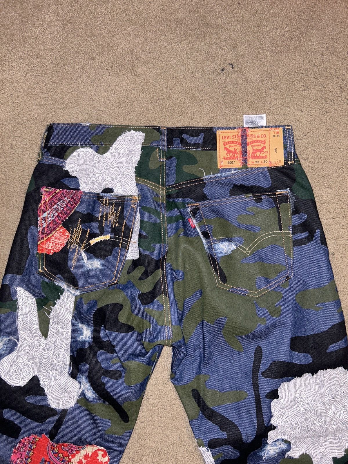 Vintage Custom Levis jeans Size US 33 - 4 Thumbnail
