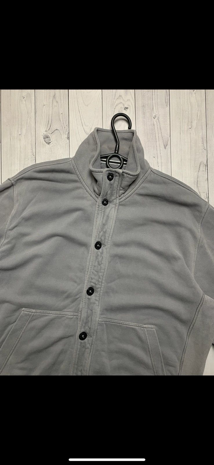 Stone Island × Vintage Vintage Stone island cardigan washed distressed size XXL Size US XXL / EU 58 / 5 - 2 Thumbnail